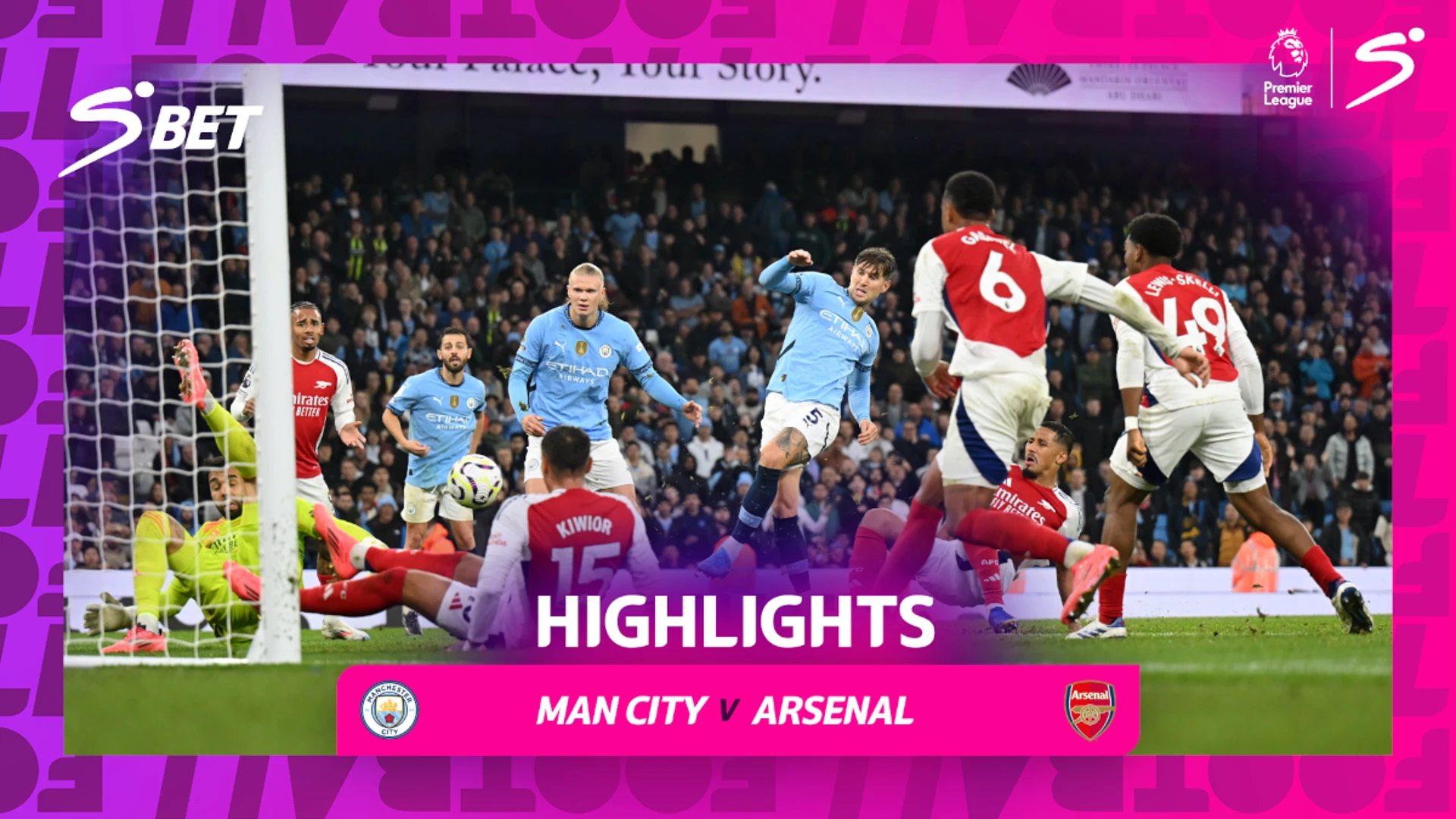 Manchester City v Arsenal | 90 in 90 | Premier League