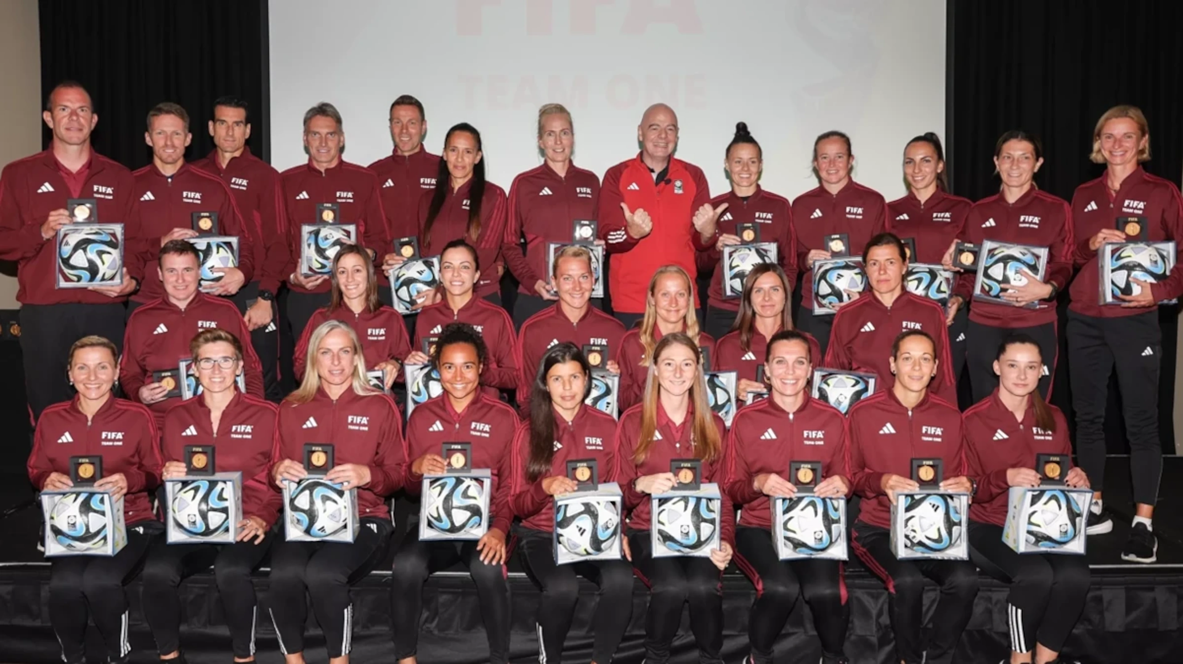 Infantino full of admiration for 'fantastic' Fifa Women’s World Cup referees