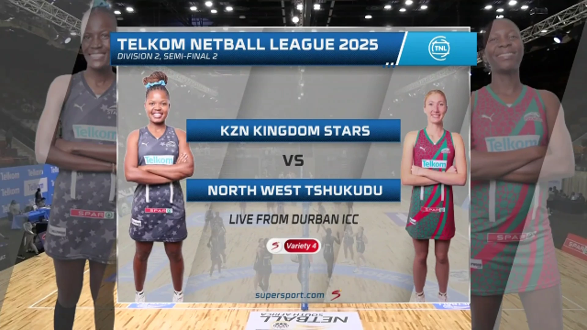KZN Kingdom Stars v North West Tshukudus | SF2 | Highlights | Netball League