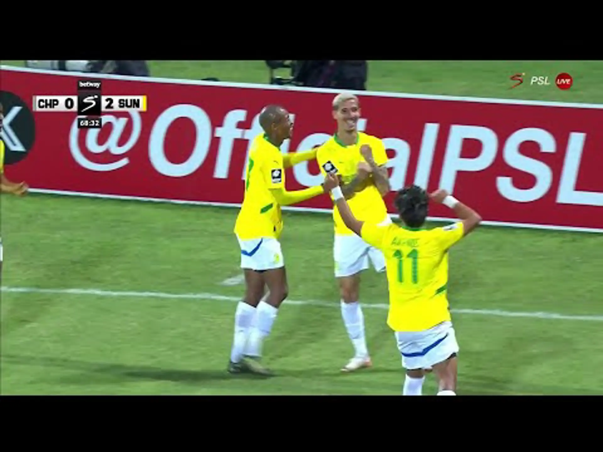 Betway Premiership | Chippa United vs Mamelodi Sundowns | Second Goal | Arthur Sales