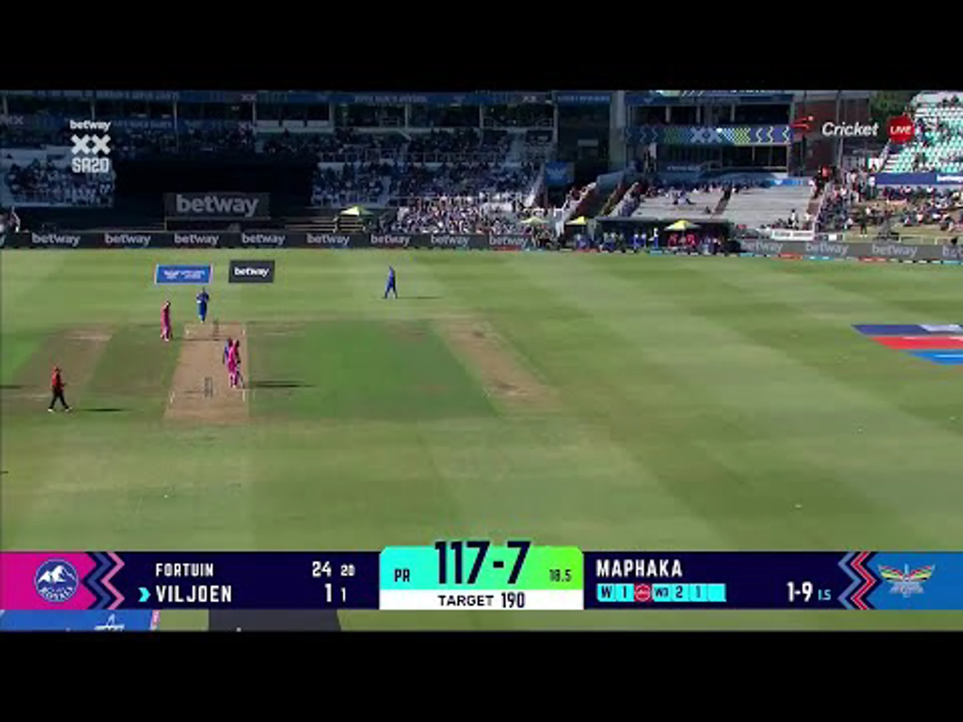 Hardus Viljoen 4 | Durban's Super Giants v Paarl Royals | Betway SA20