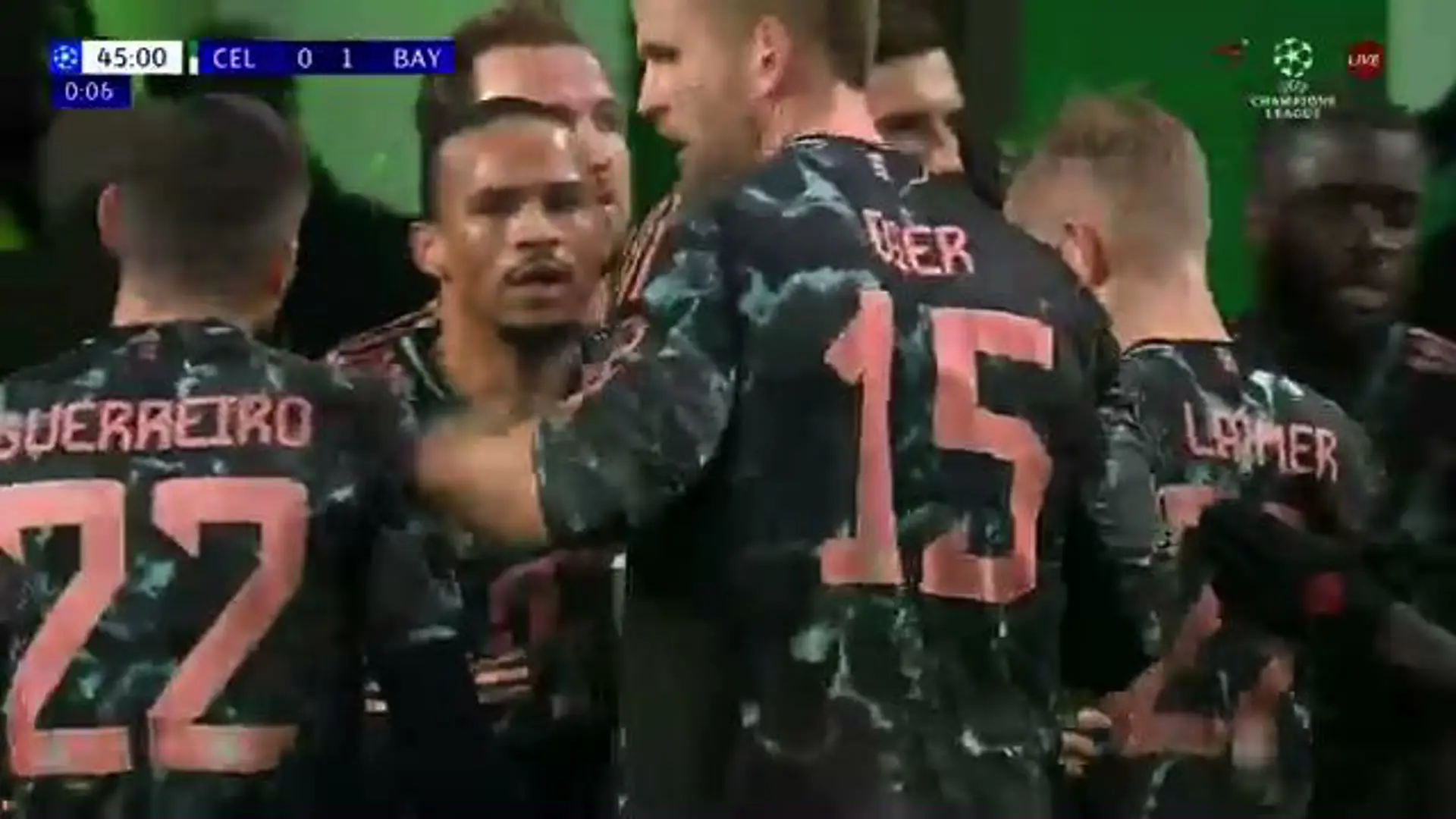 Michael Olise Goal | Celtic v Bayern Munich | UEFA Champions League Knock-out Play-offs