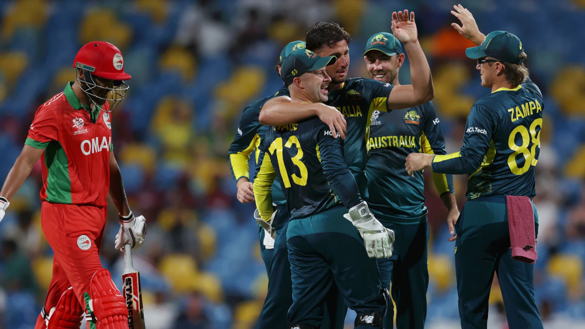 Stoinis shines as Australia cruise past Oman in T20 opener