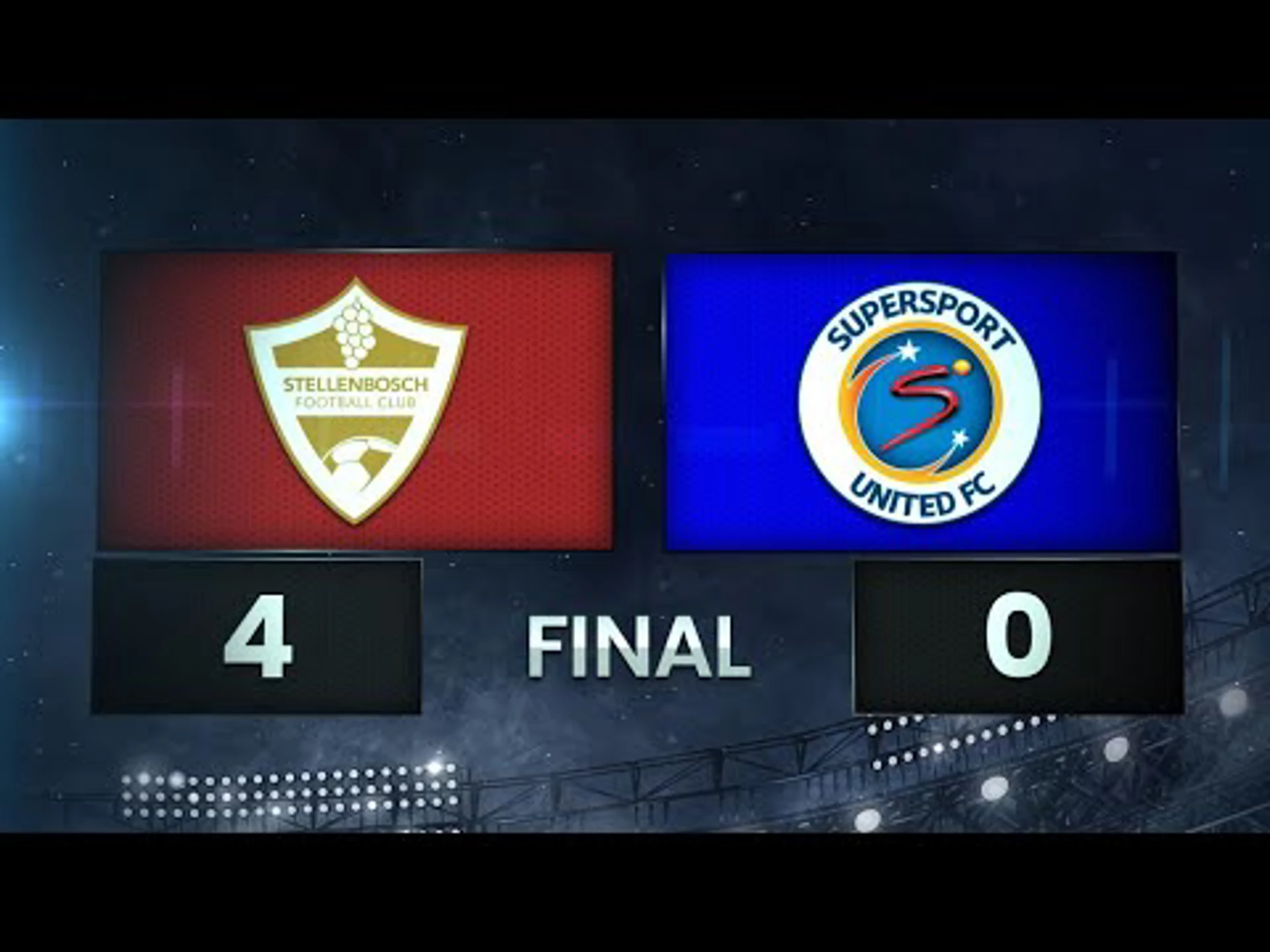 Stellenbosch v SuperSport United | Match in 3 Minutes | Nedbank Cup | Quarter-Finals | Highlights