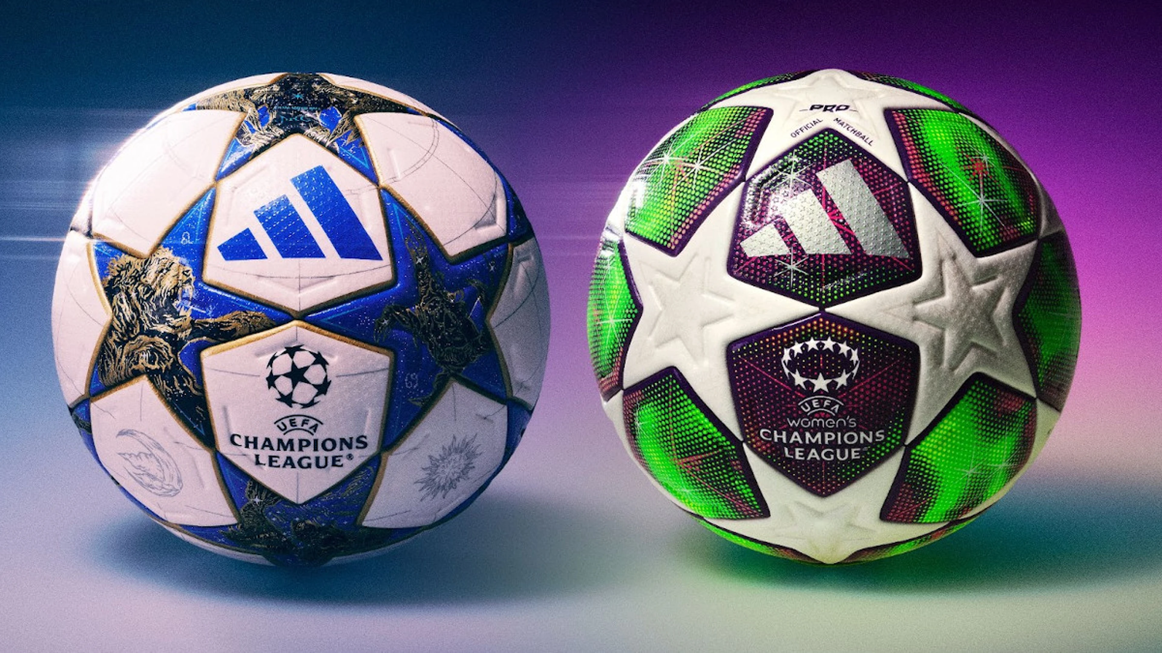 Adidas unveils new official match balls for league phase of UCL Women’s Champs League