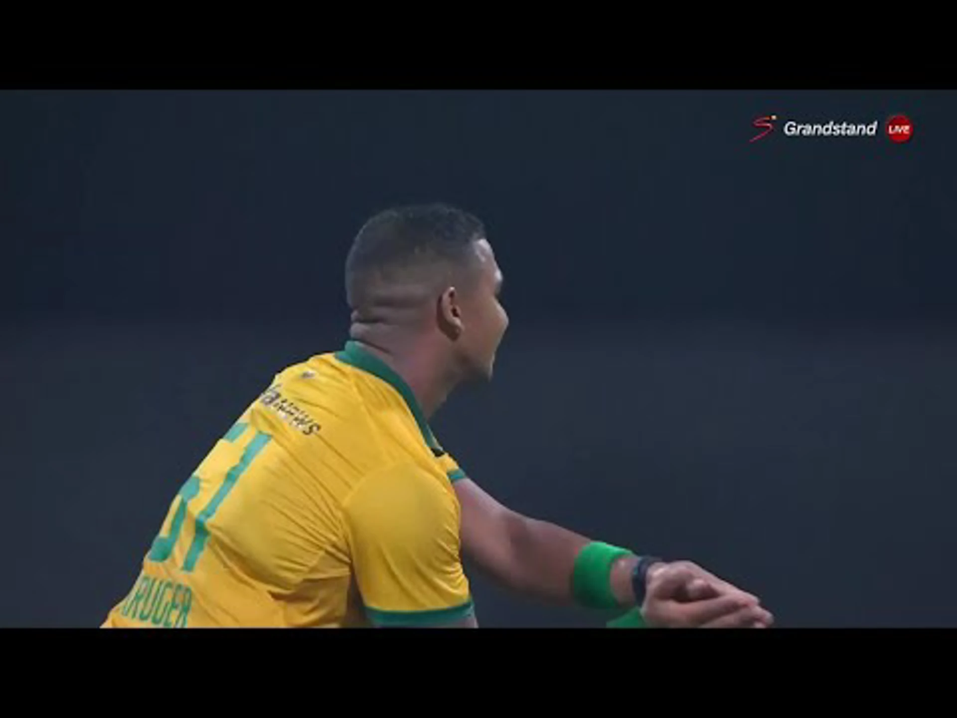 Ireland v South Africa | 1st T20 | 1st innings | Patrick Kruger 8