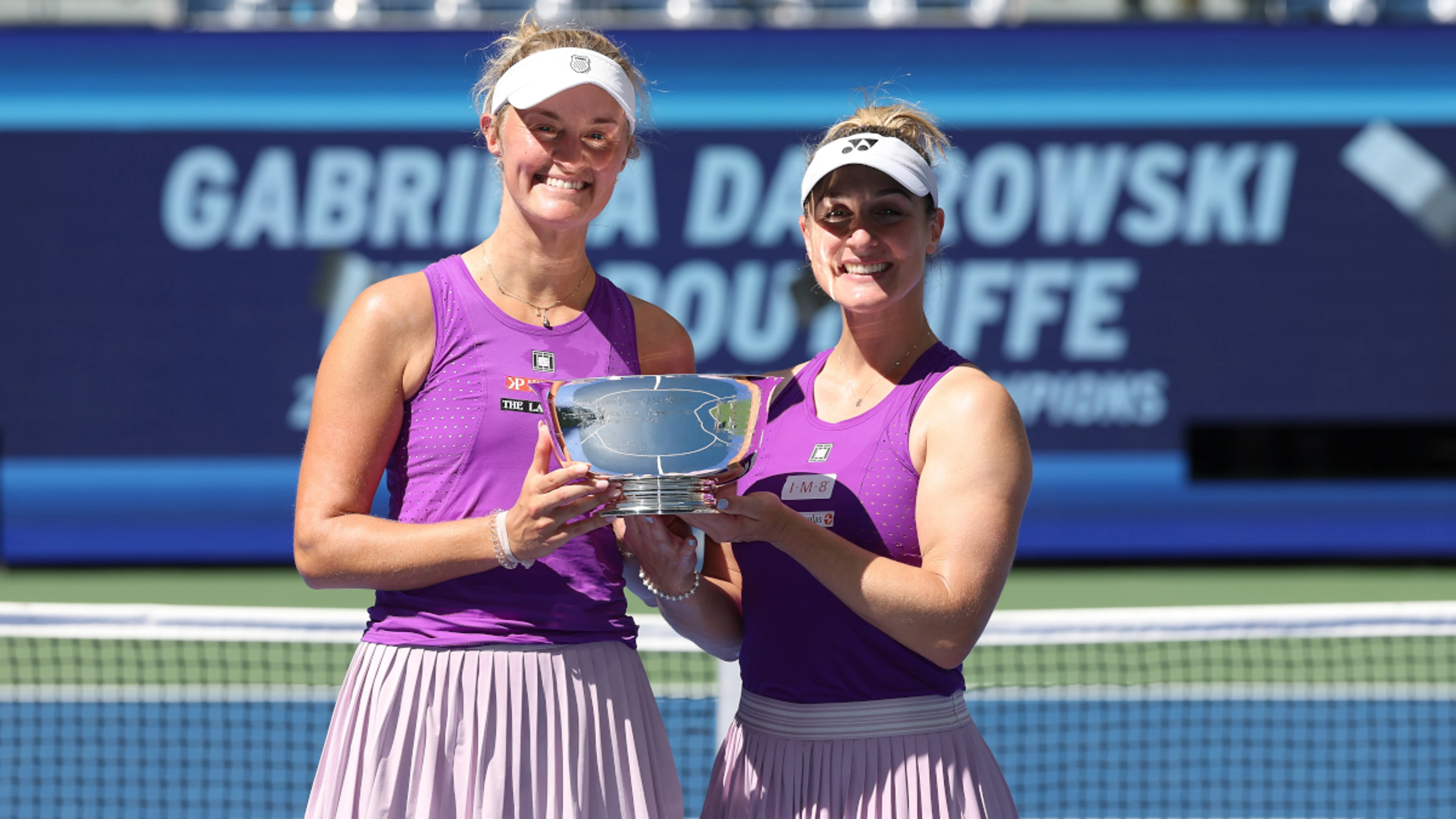 Dabrowski, Routliffe overcome Siniakova and Townsend for US Open doubles title
