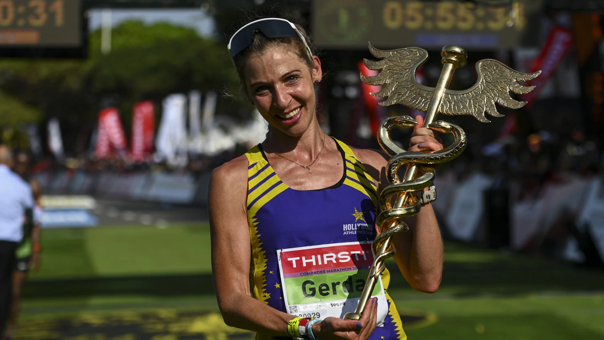MARATHON QUEEN: SA's Steyn clinches third Comrades win in a row