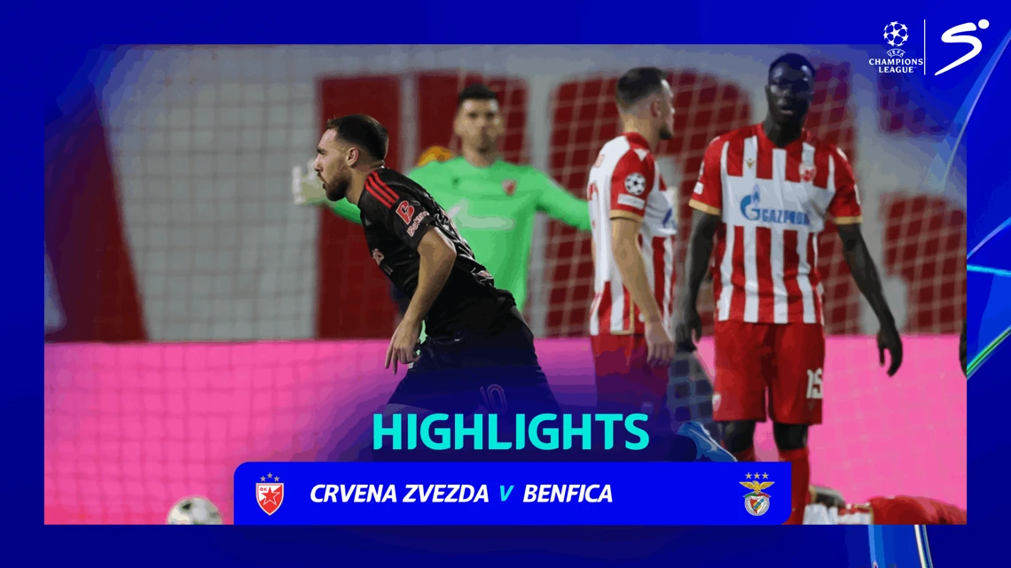 Crvena Zvezda v Benfica | Match Highlights | UEFA Champions League ...