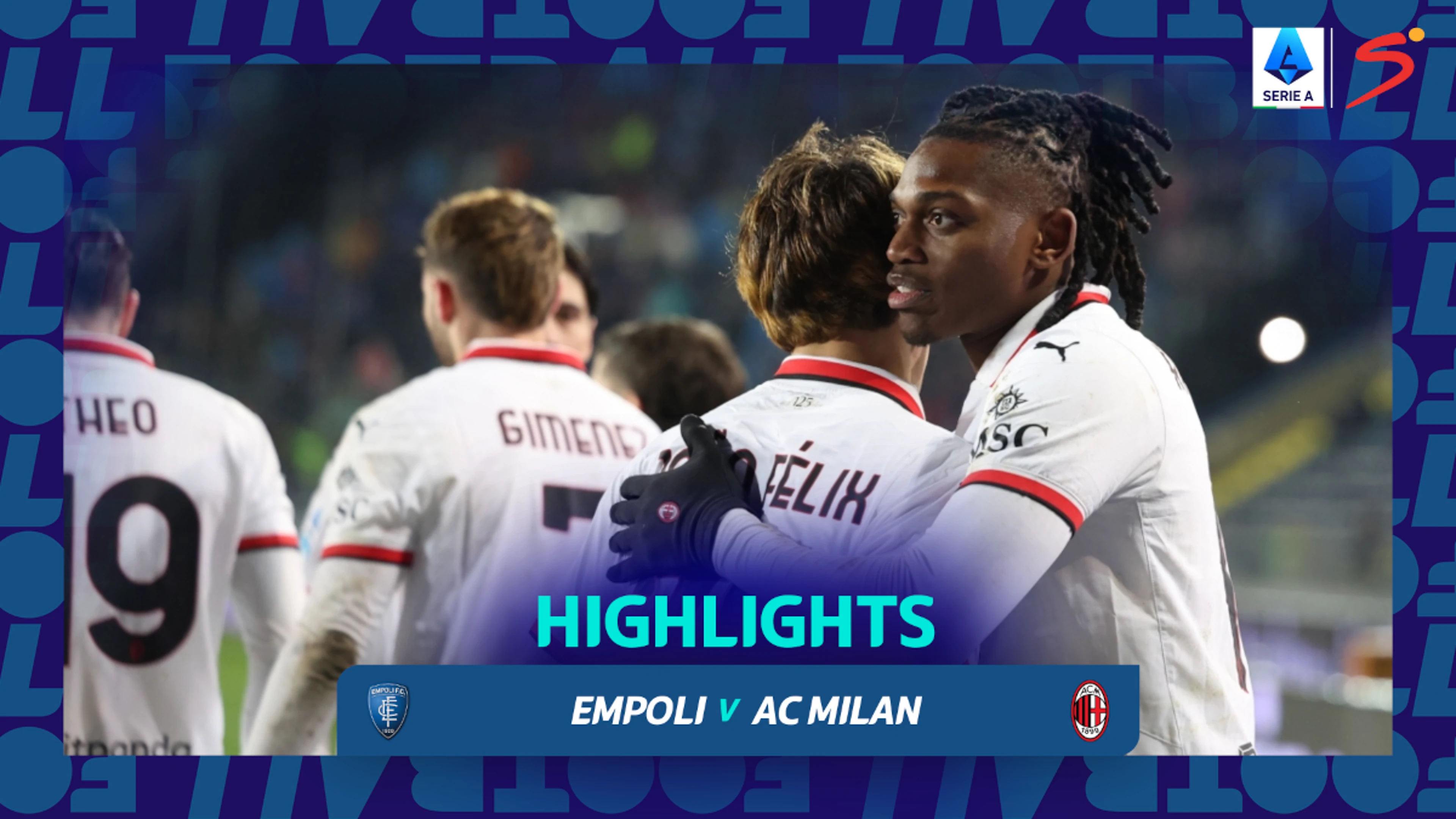Empoli v AC Milan | Match Highlights | Serie A Matchday 24