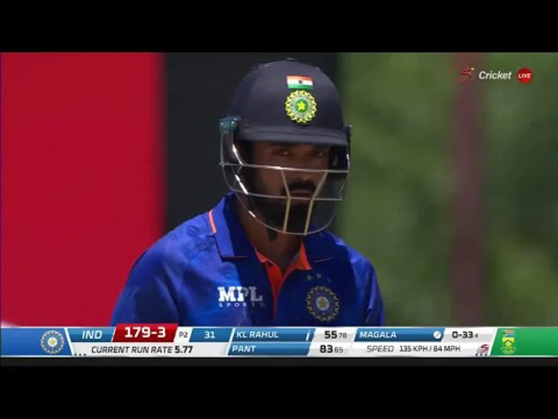 South Africa v India | 2nd ODI | KL Rahul 55