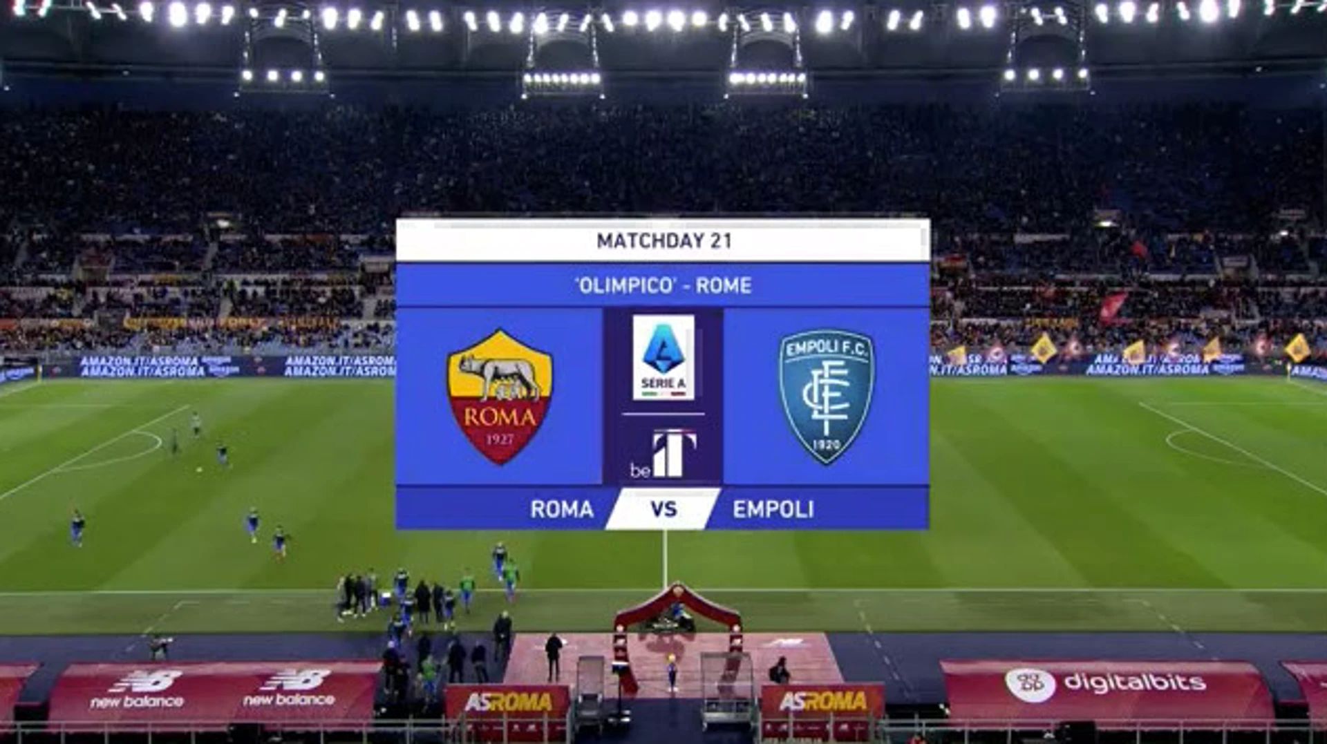 Serie A | AS Roma v Empoli FC | Highlights