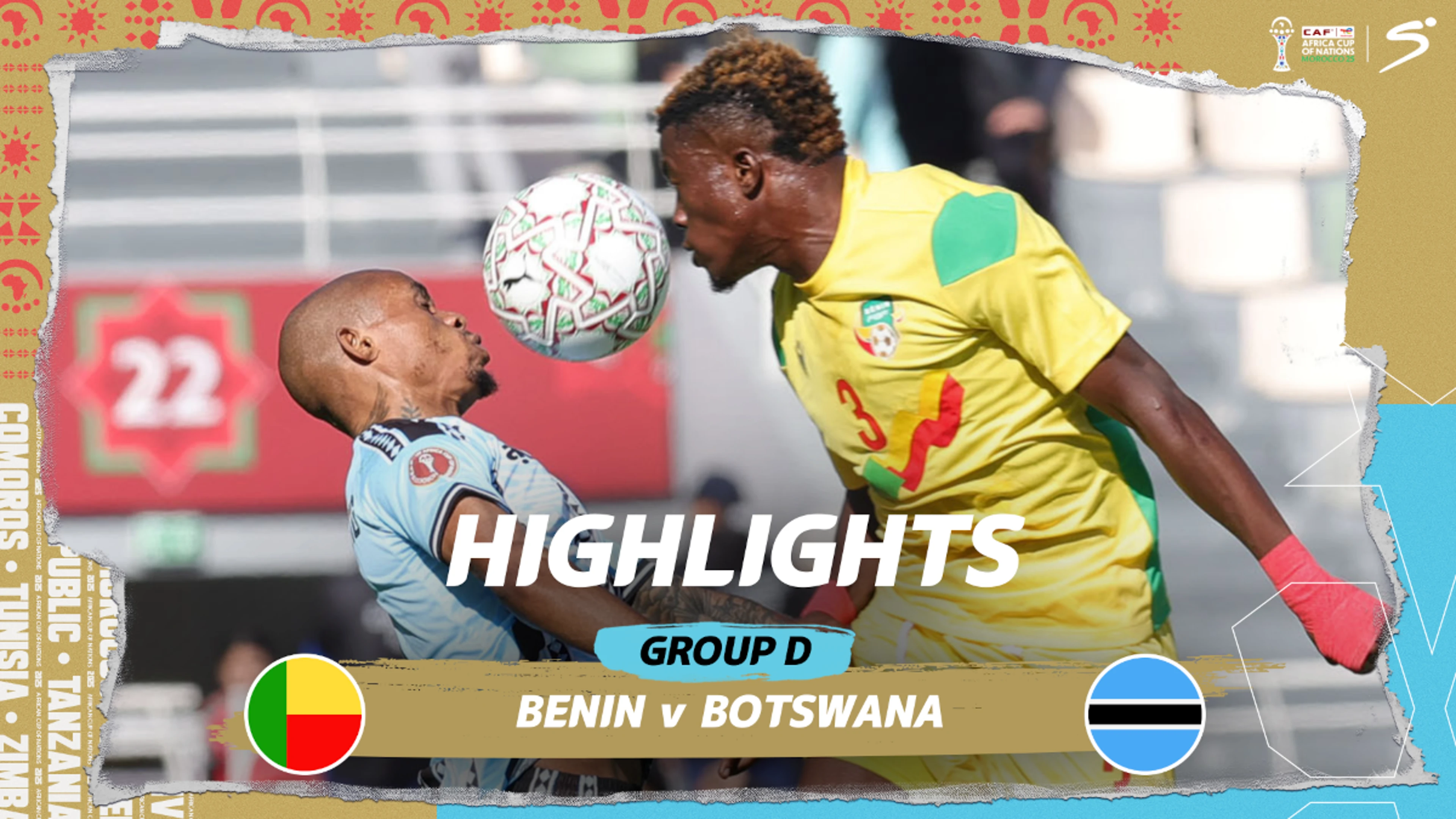 Benin v Botswana | Match in 3 | CAF Africa Cup of Nations Morocco 2025