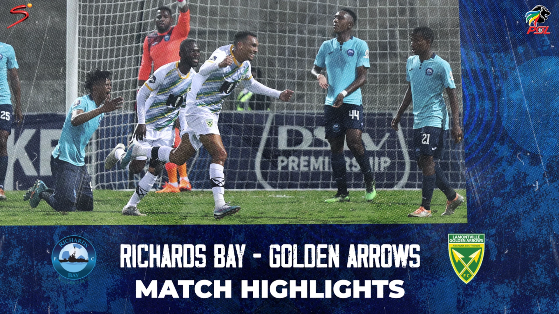 Richards Bay v Golden Arrows | Match in 5 Minutes | DStv Premiership | Highlights