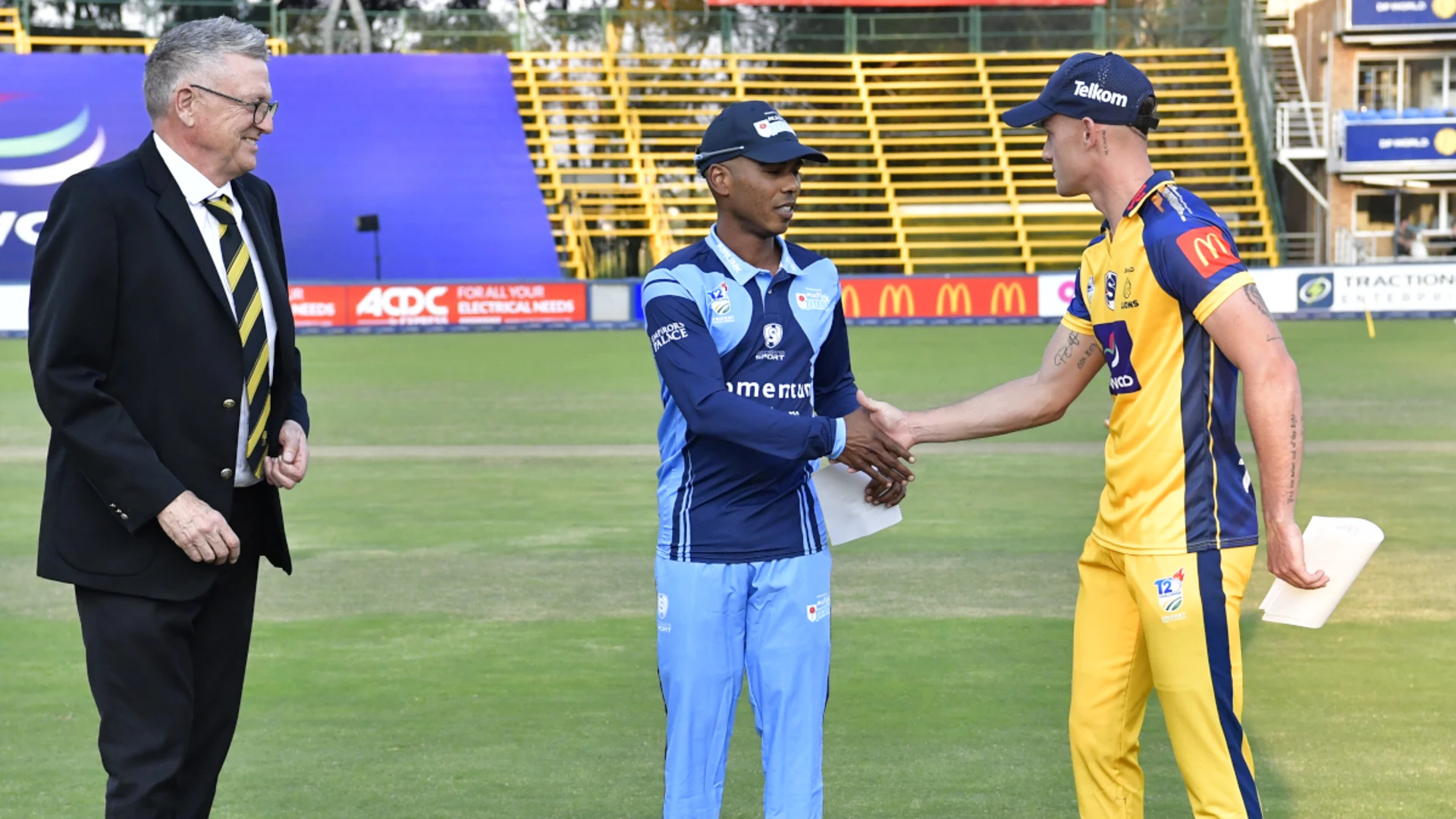 Lions win toss and bat first against Titans in T20 opener