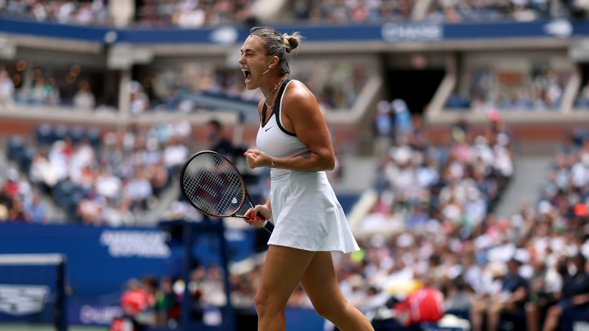 Sabalenka into US Open second round as Fritz, Shelton advance