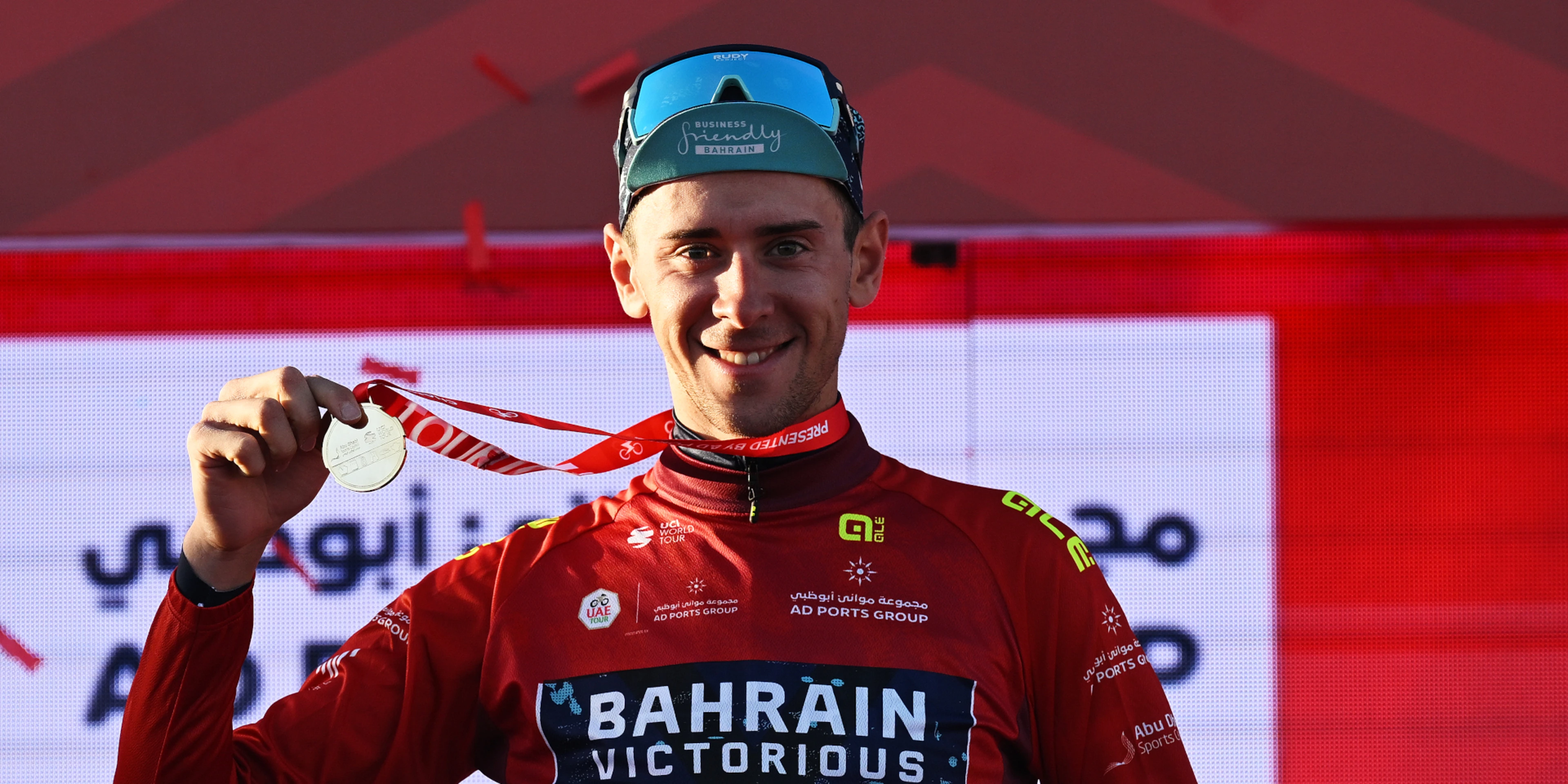 Tiberi takes UAE Tour lead from Evenepoel