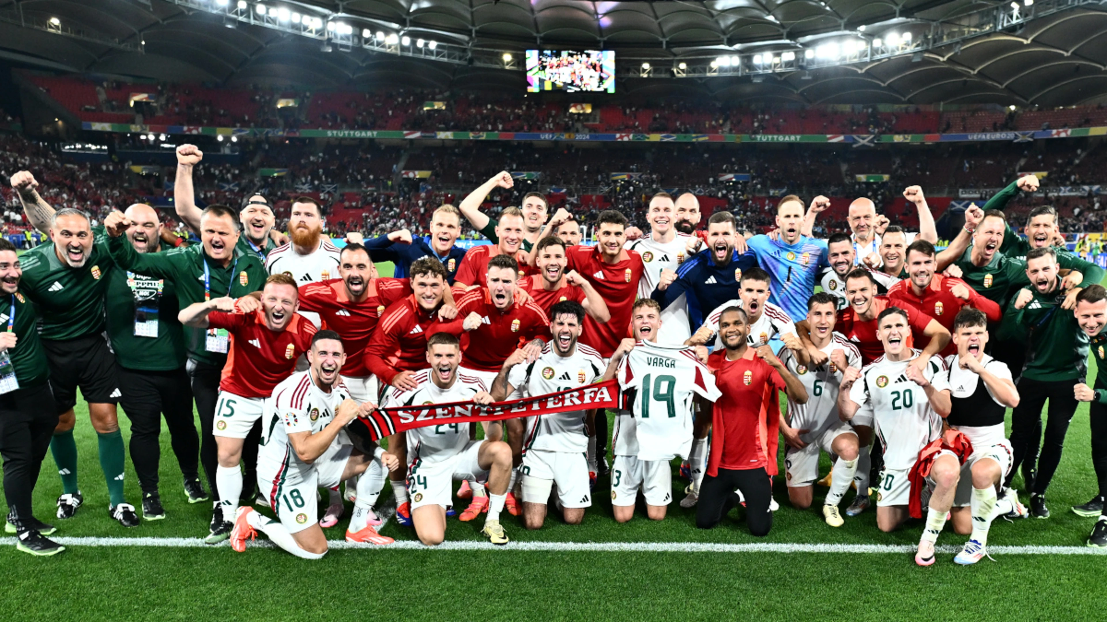 Hungary dedicate Euro 2024 win to stricken Varga after 'terrible' injury