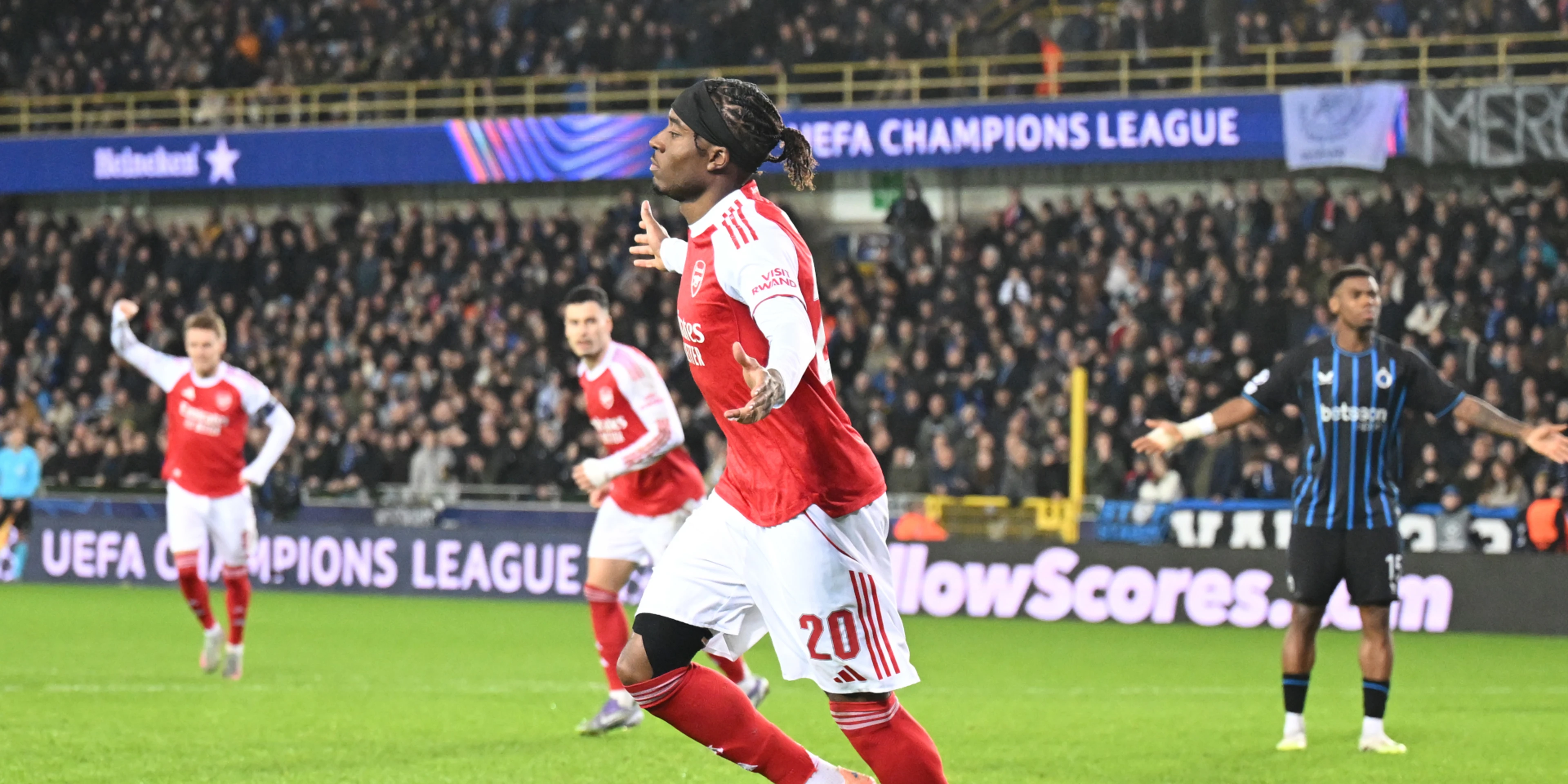 Arteta hails Madueke's 'magic moments' after Champions League double