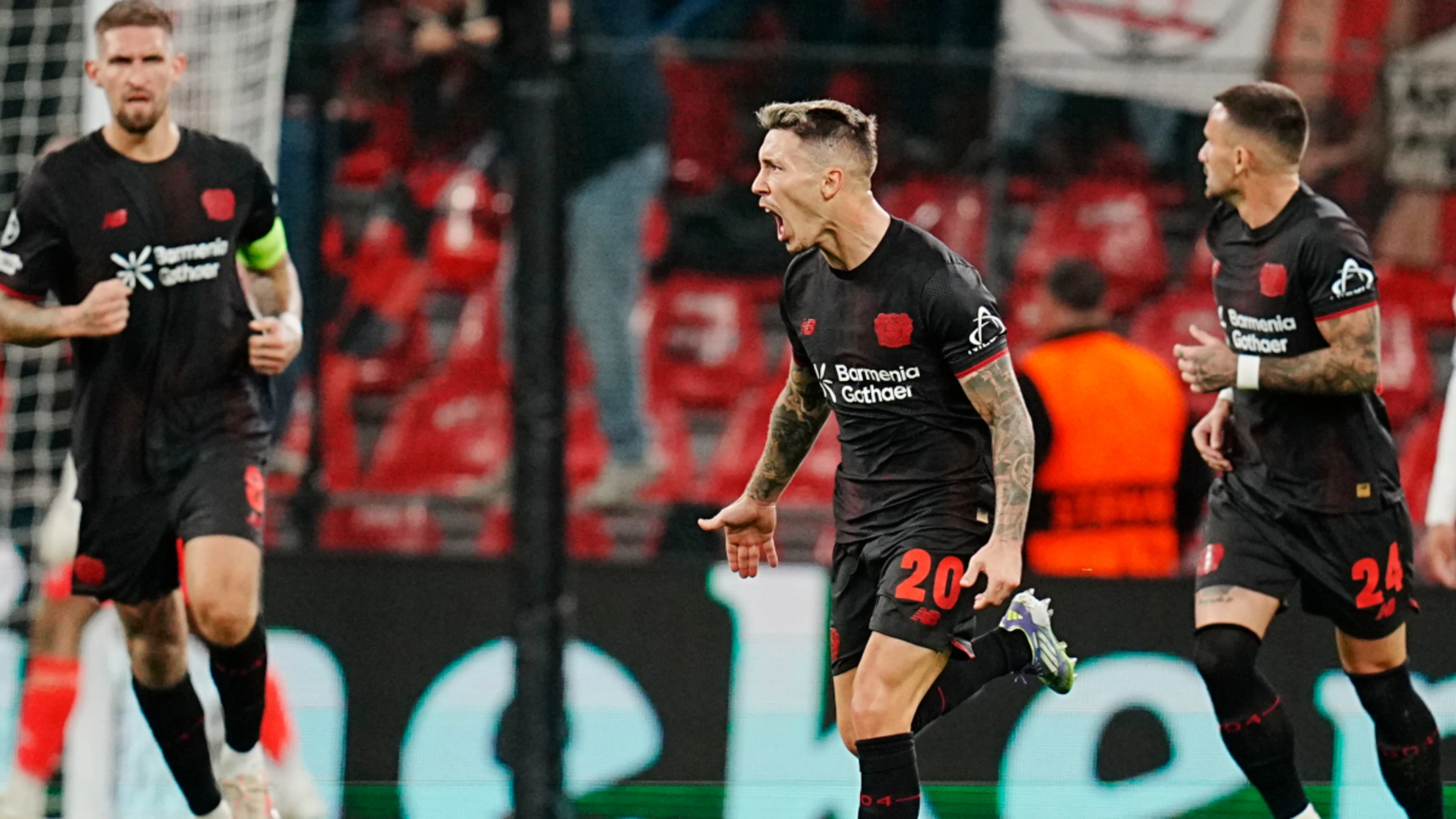 Late own goal rescues Leverkusen in draw at Copenhagen