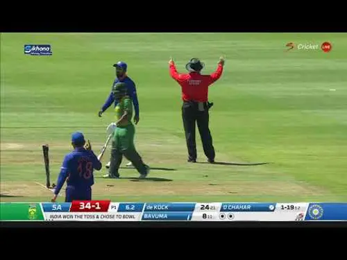 South Africa v India | 3rd ODI | Bavuma 8
