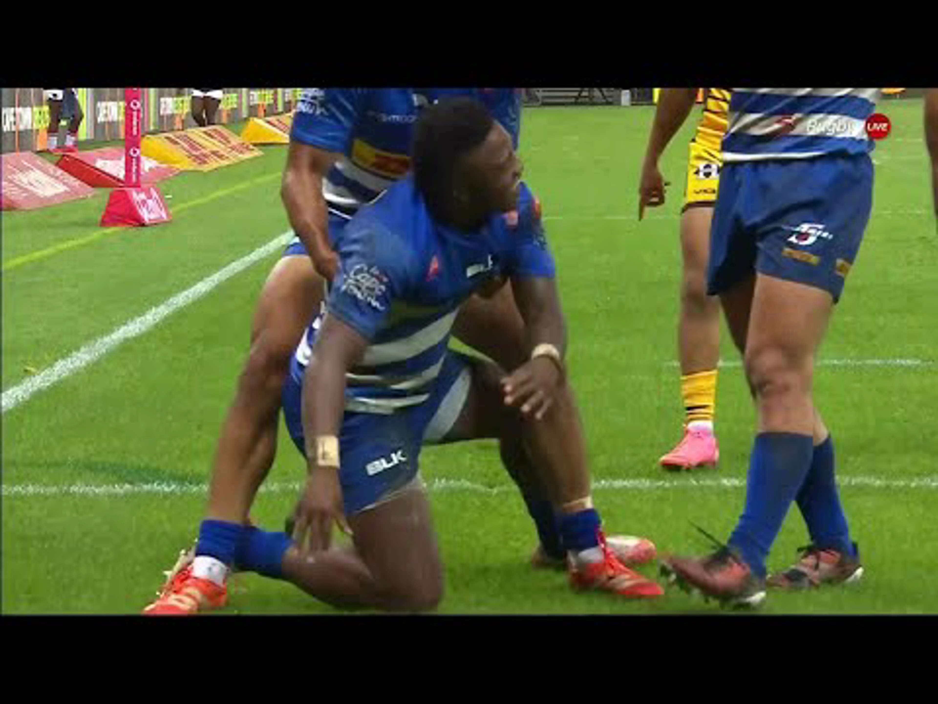 Wandisile Simelane | 80ᵗʰ Minute Try v Dragons