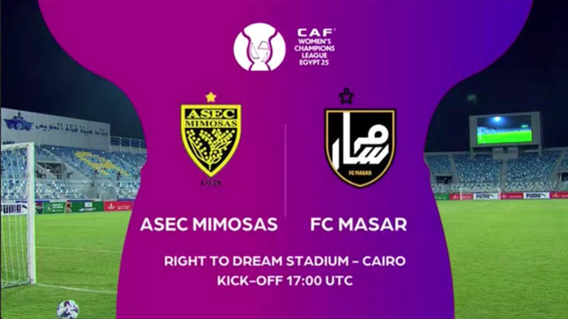 ASEC Mimosas v FC Masar | Match Highlights | CAF Women's Champions League