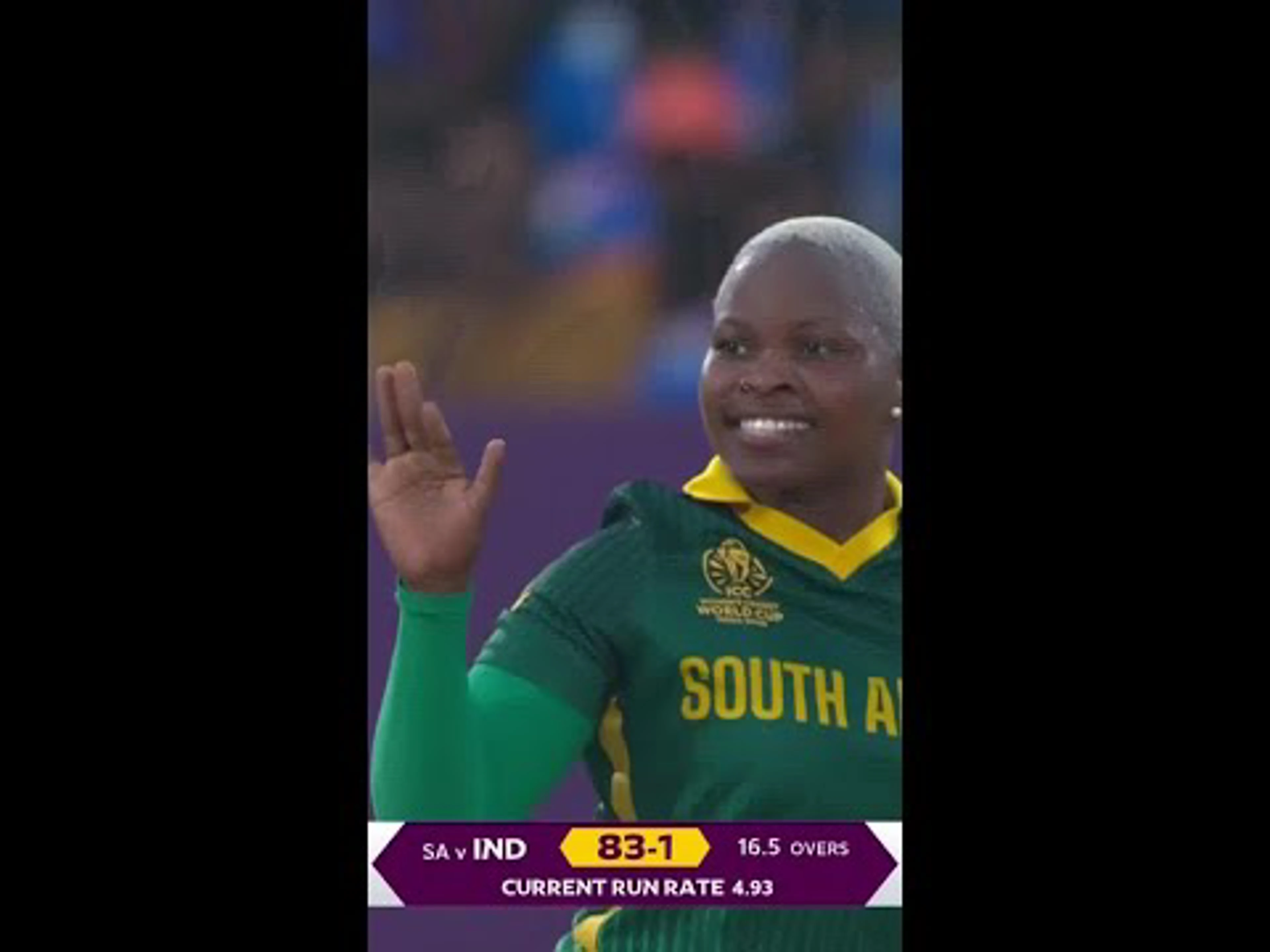 Mlaba Strikes! Harleen Clean Bowled in a Flash!