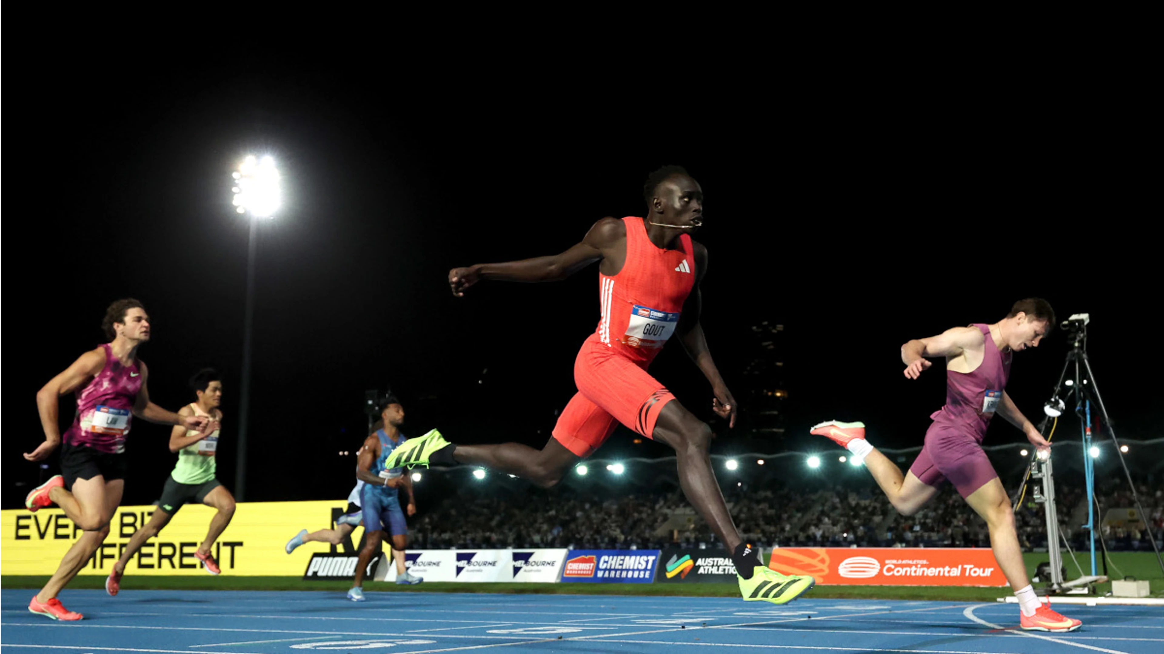 Australian sprinting prodigy Gout Gout upstaged in 200m