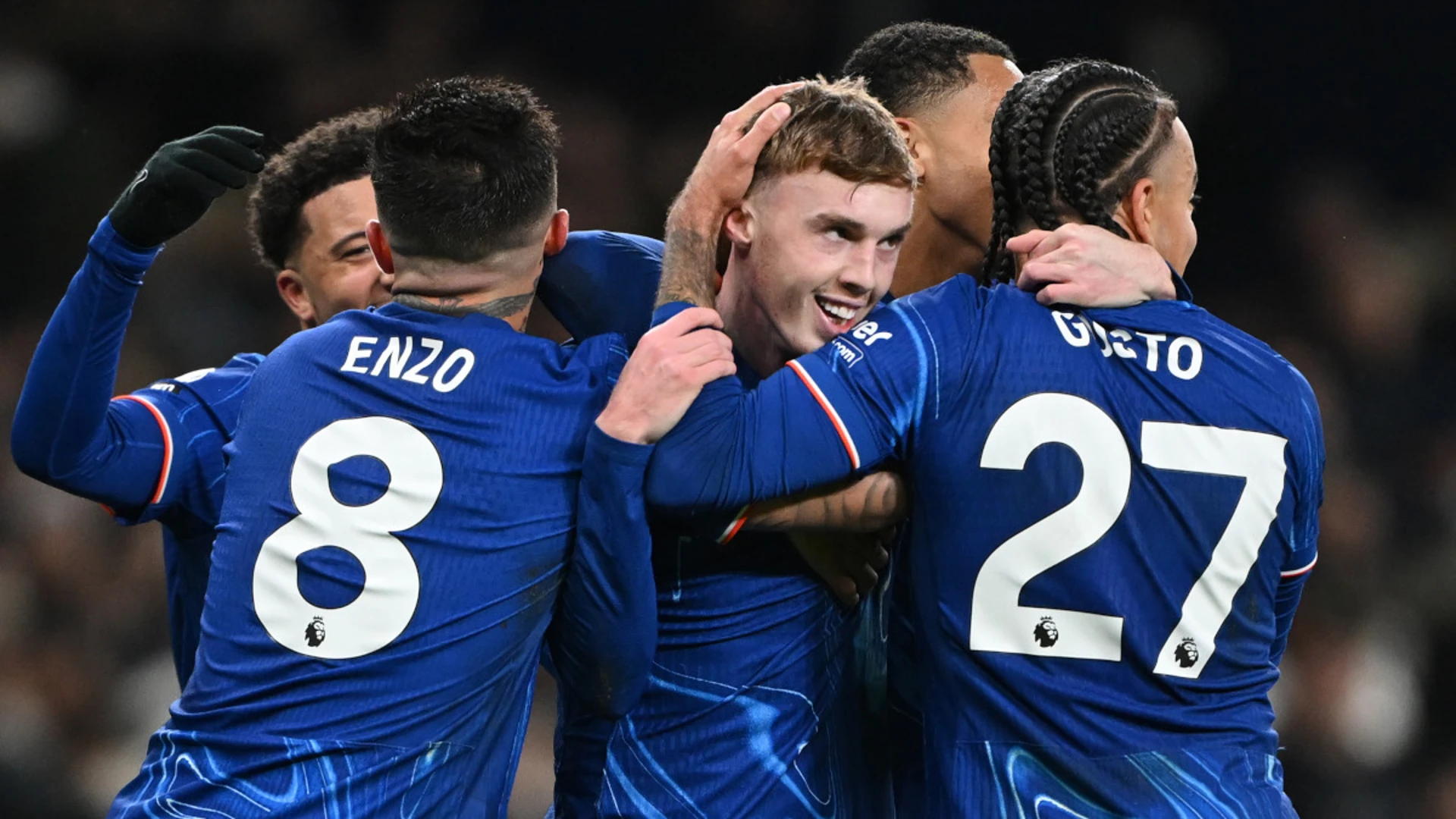 Chelsea beat Spurs in seven-goal thriller to go second