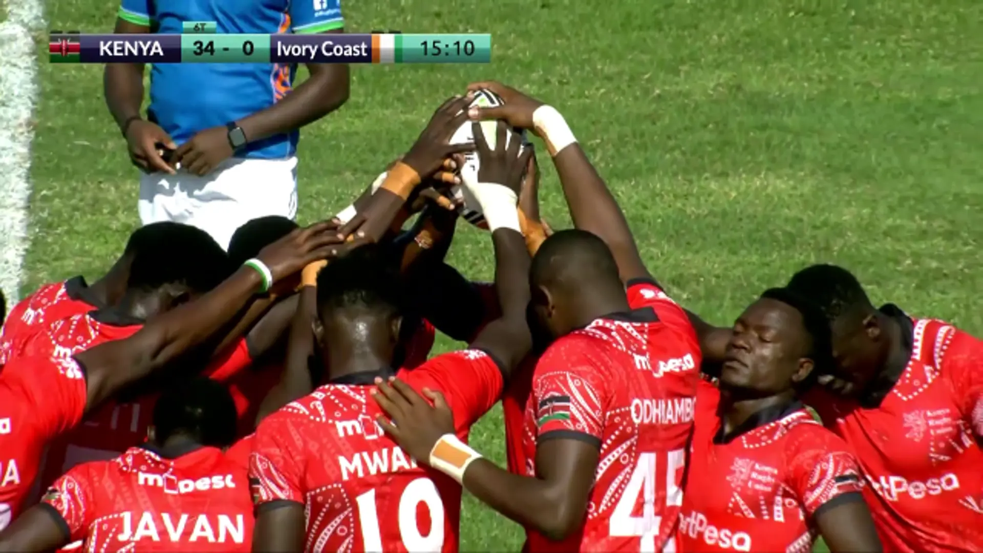 Kenya v Côte d''Ivoire | Match Highlights | Africa Sevens Rugby