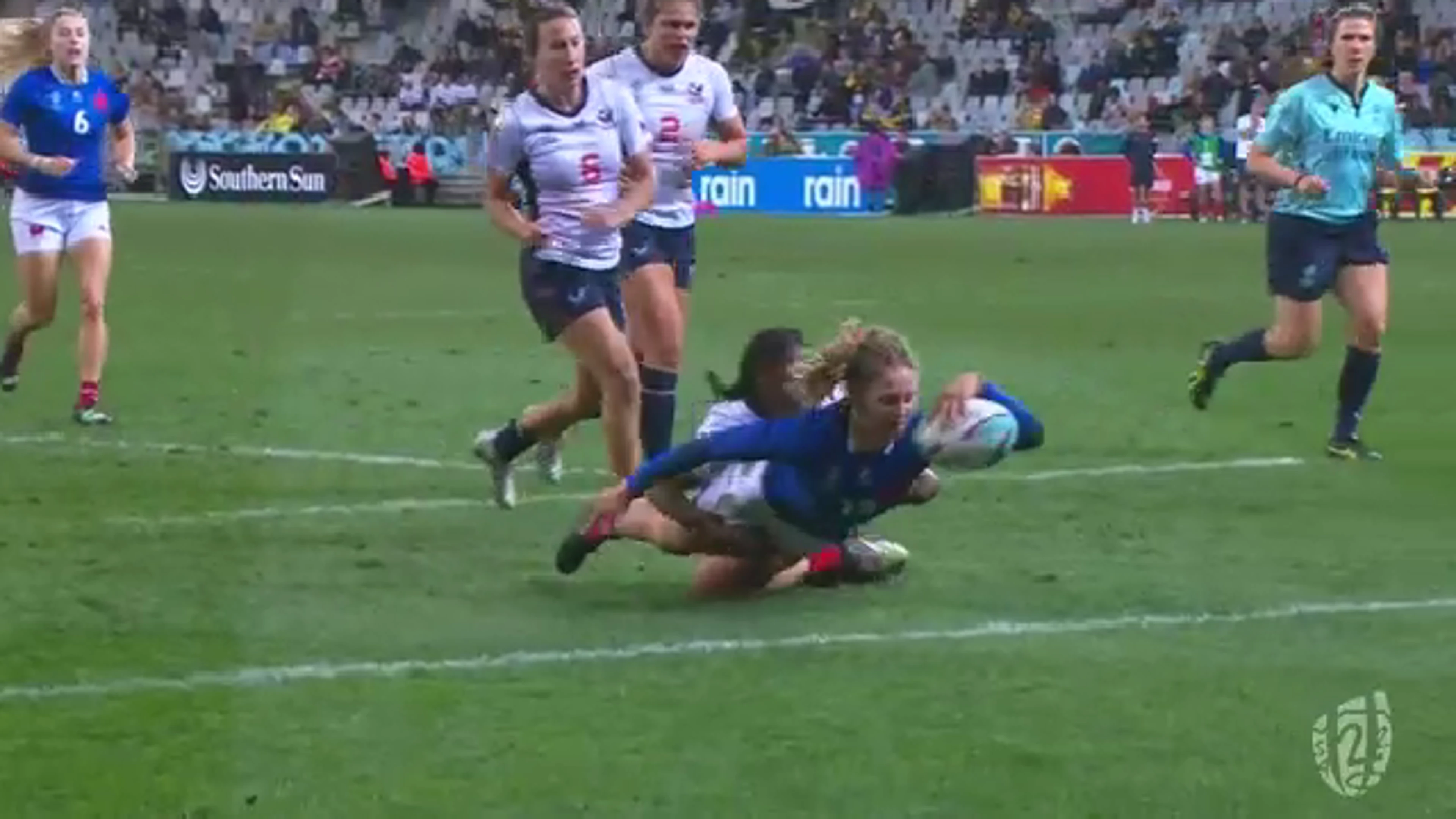 Rugby World Cup Sevens | Women | USA v France | Bronze | Highlights