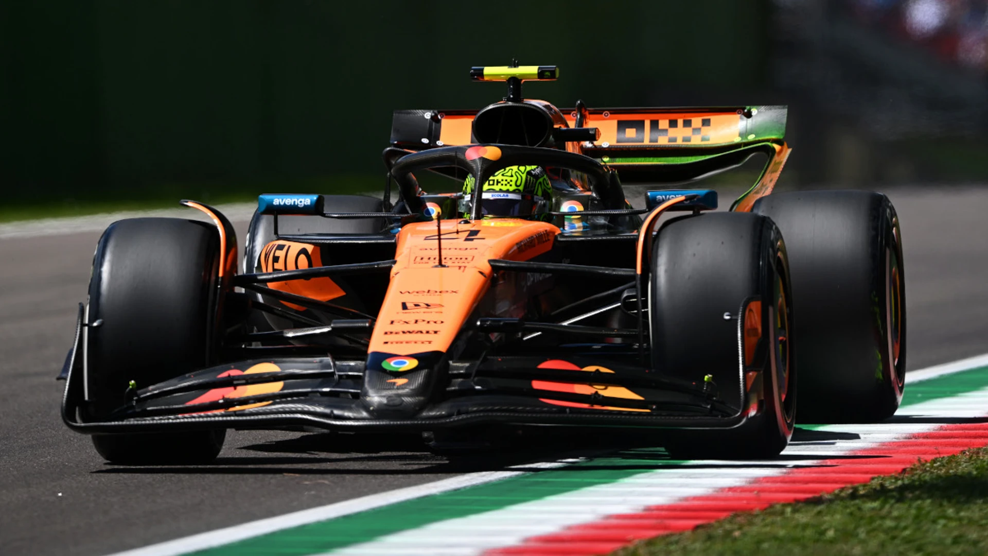 Norris on top in McLaren 1-2 in final practice