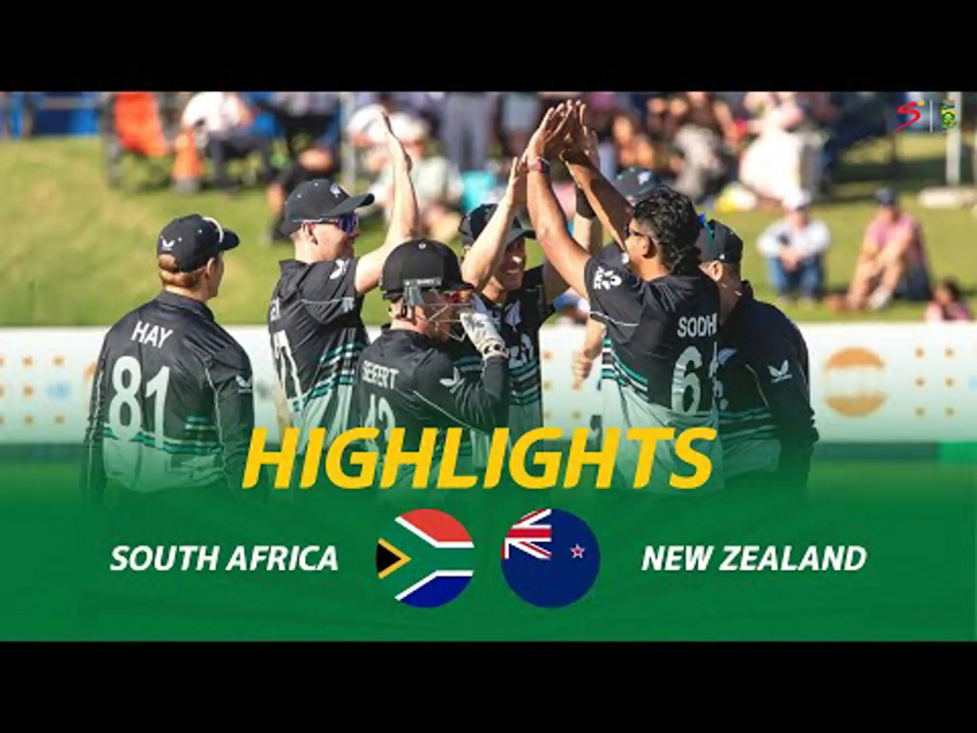 South Africa v New Zealand | Short Highlights | 2nd T20 Tri-Series