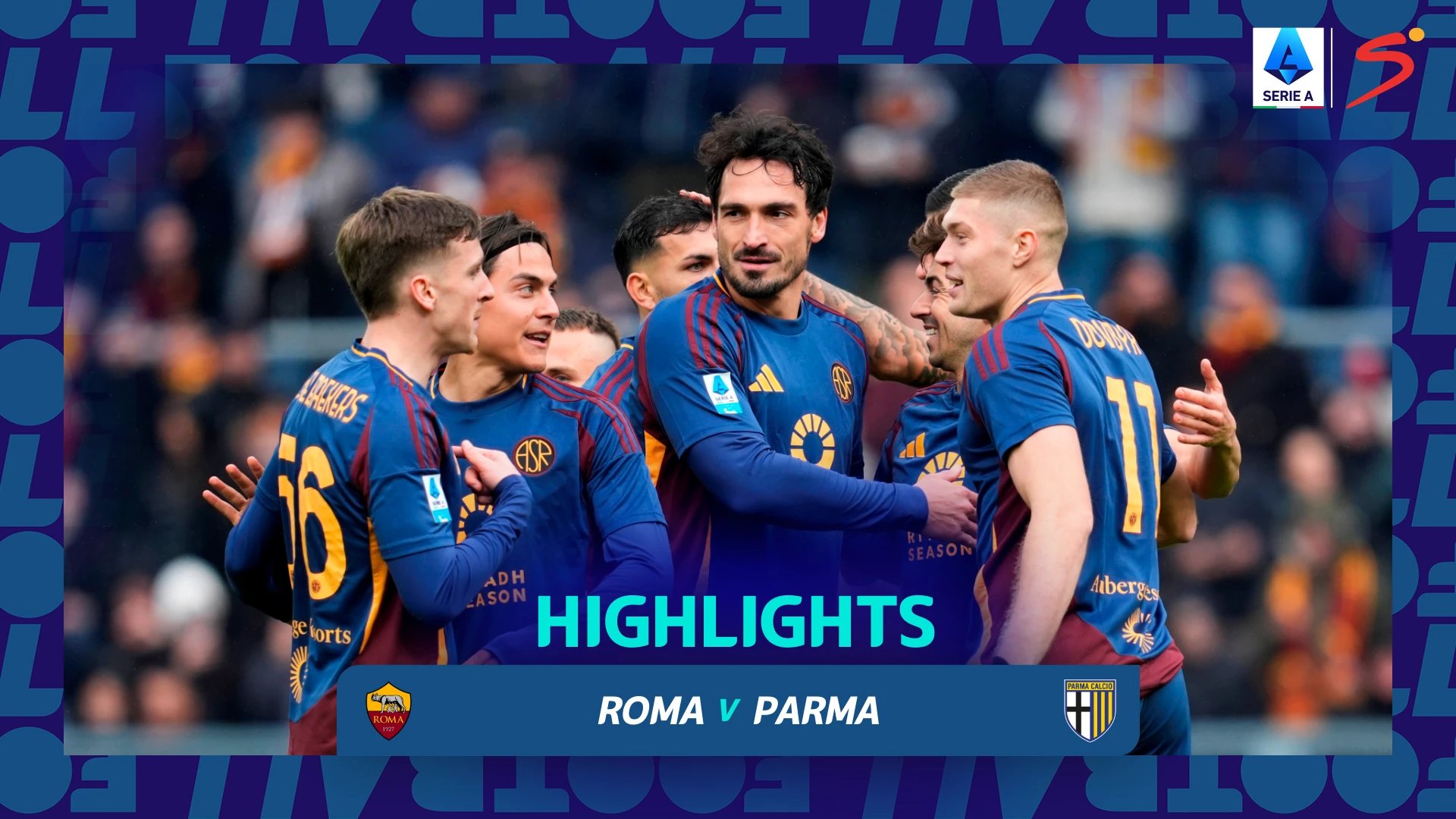 Roma v Parma | Match Highlights | Italian Serie A Matchday 17