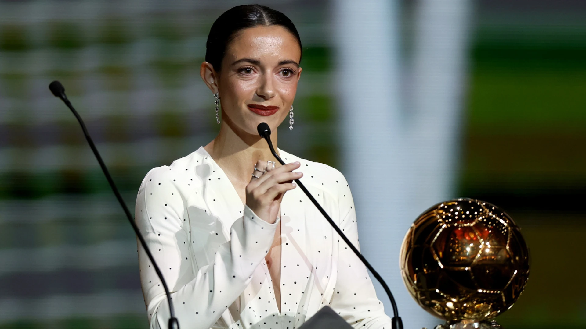 Aitana Bonmati wins second successive women's Ballon d'Or