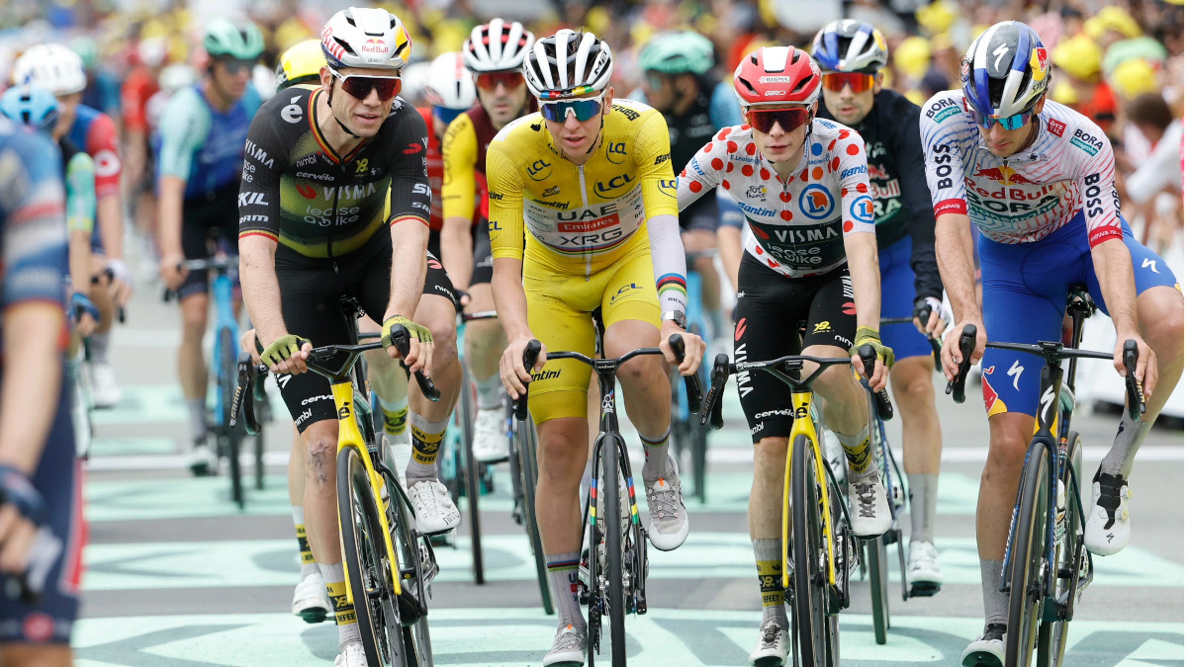 Pogacar leads peloton into Paris for Tour de France climax