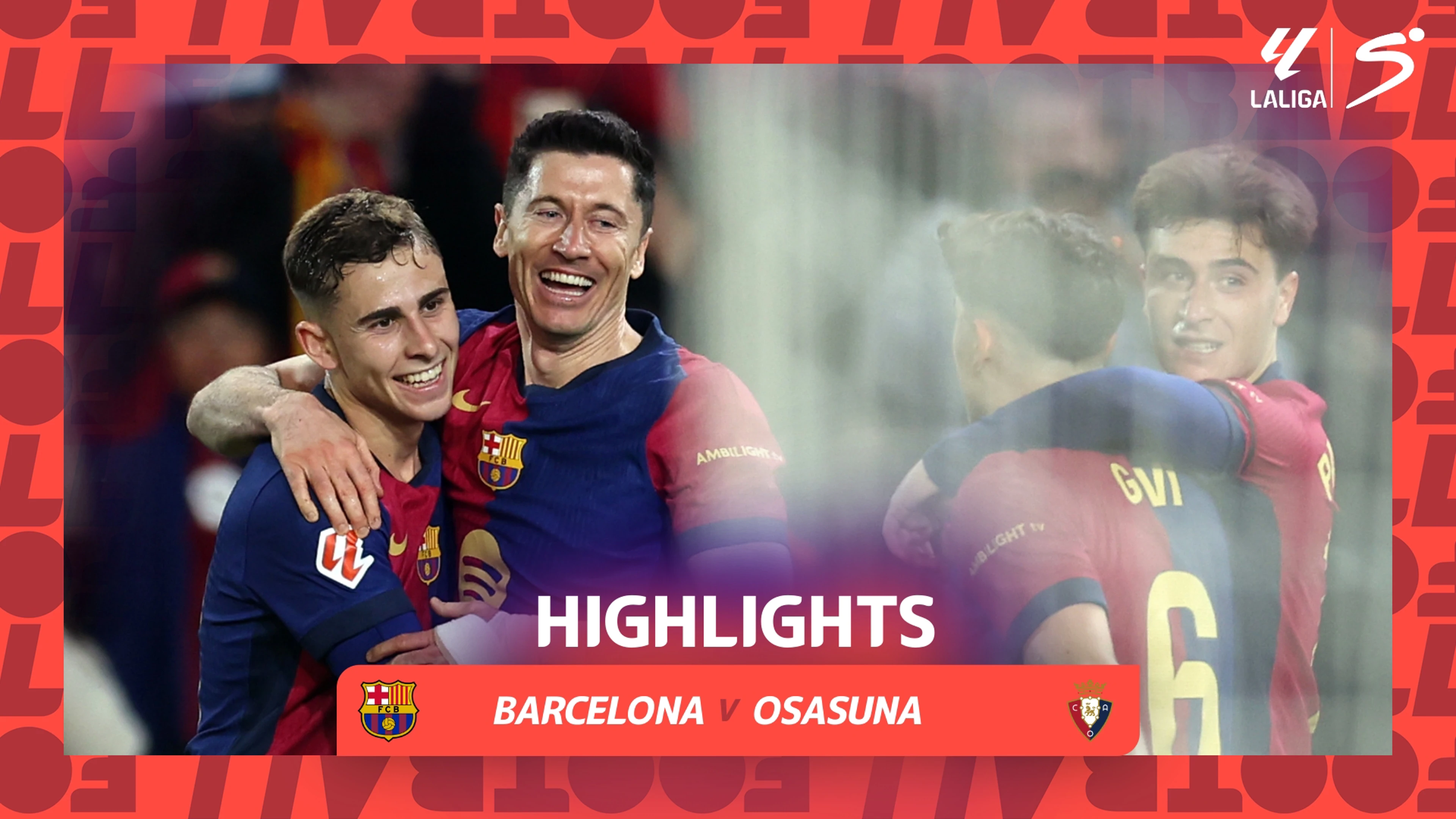 Barcelona v Osasuna | Match Highlights | LaLiga EA Sports Matchday 27