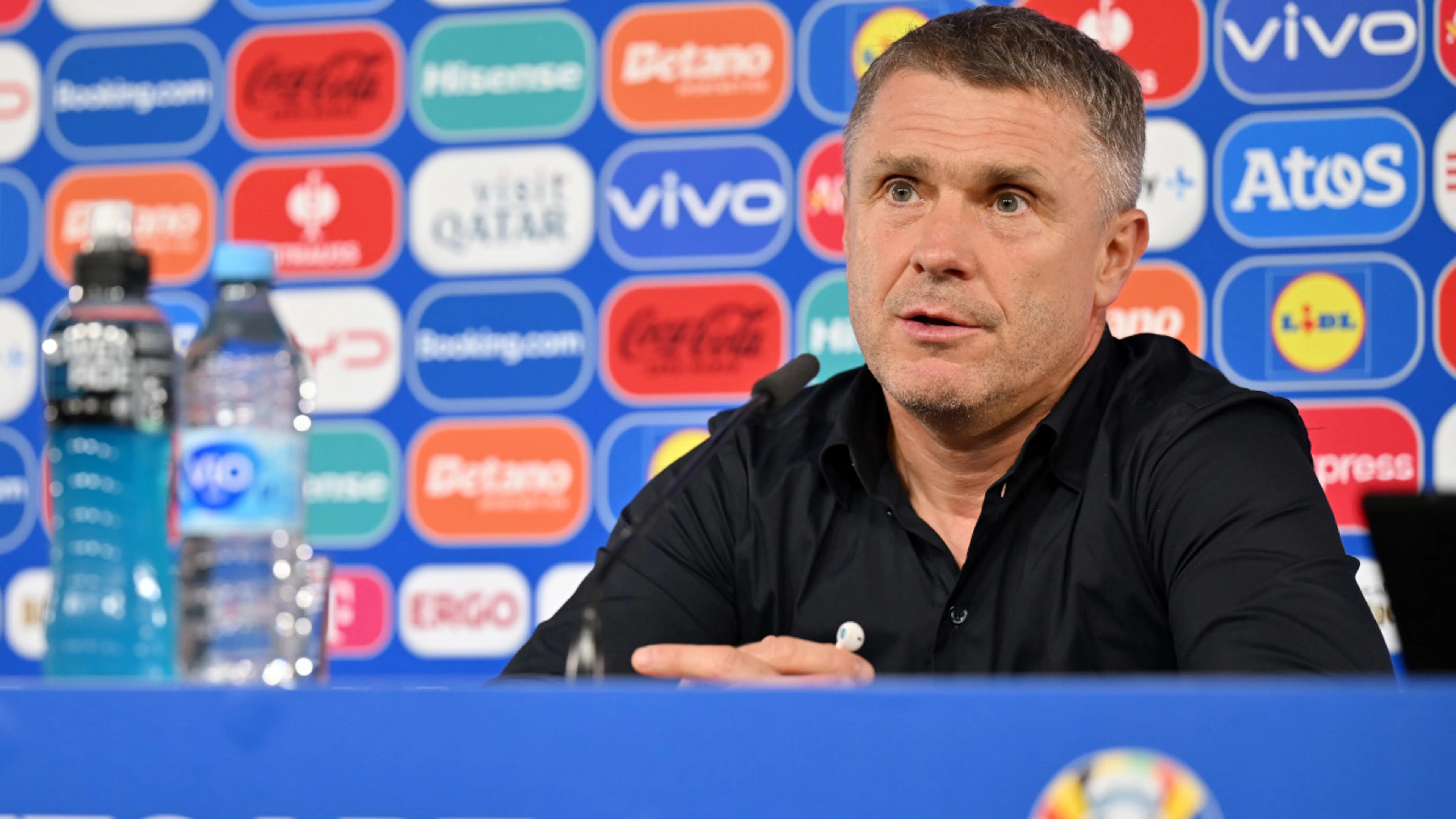 Rebrov 'proud' despite Ukraine's exit at Euro 2024