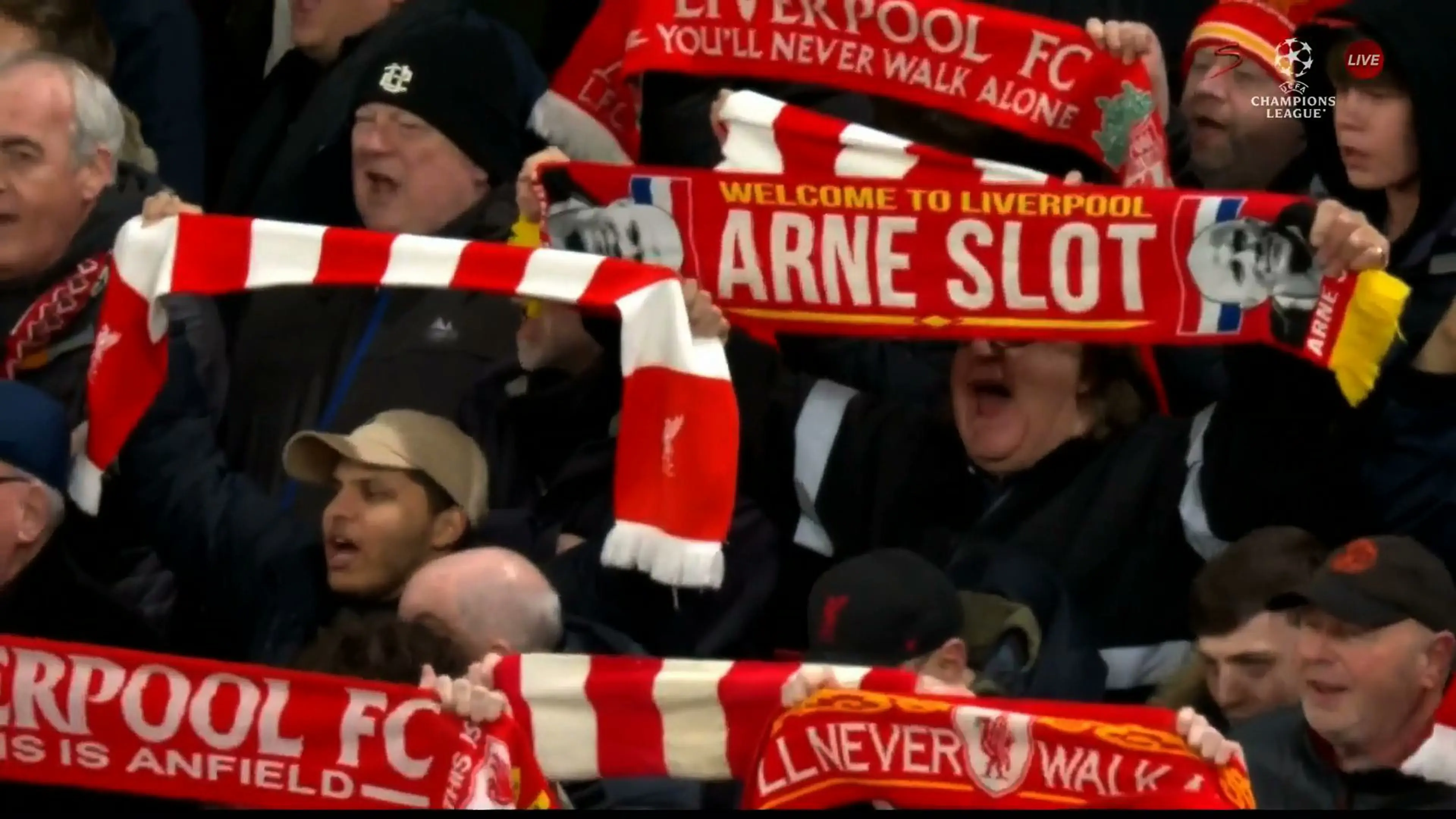 You Never Walk Alone | Liverpool v PSG | UEFA Champions League Round of 16