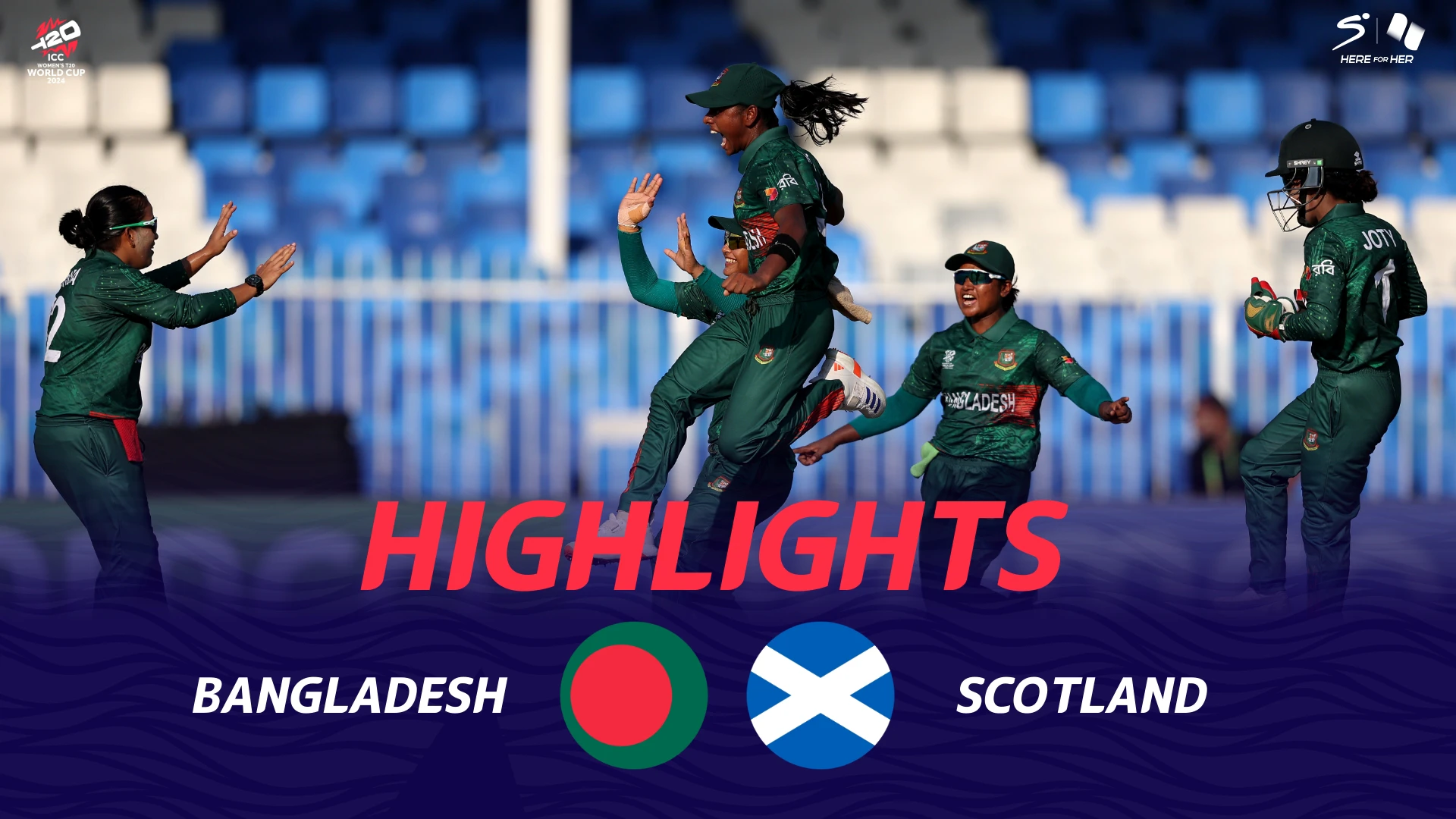 Bangladesh v Scotland | Match Highlights | ICC Women's T20 World Cup