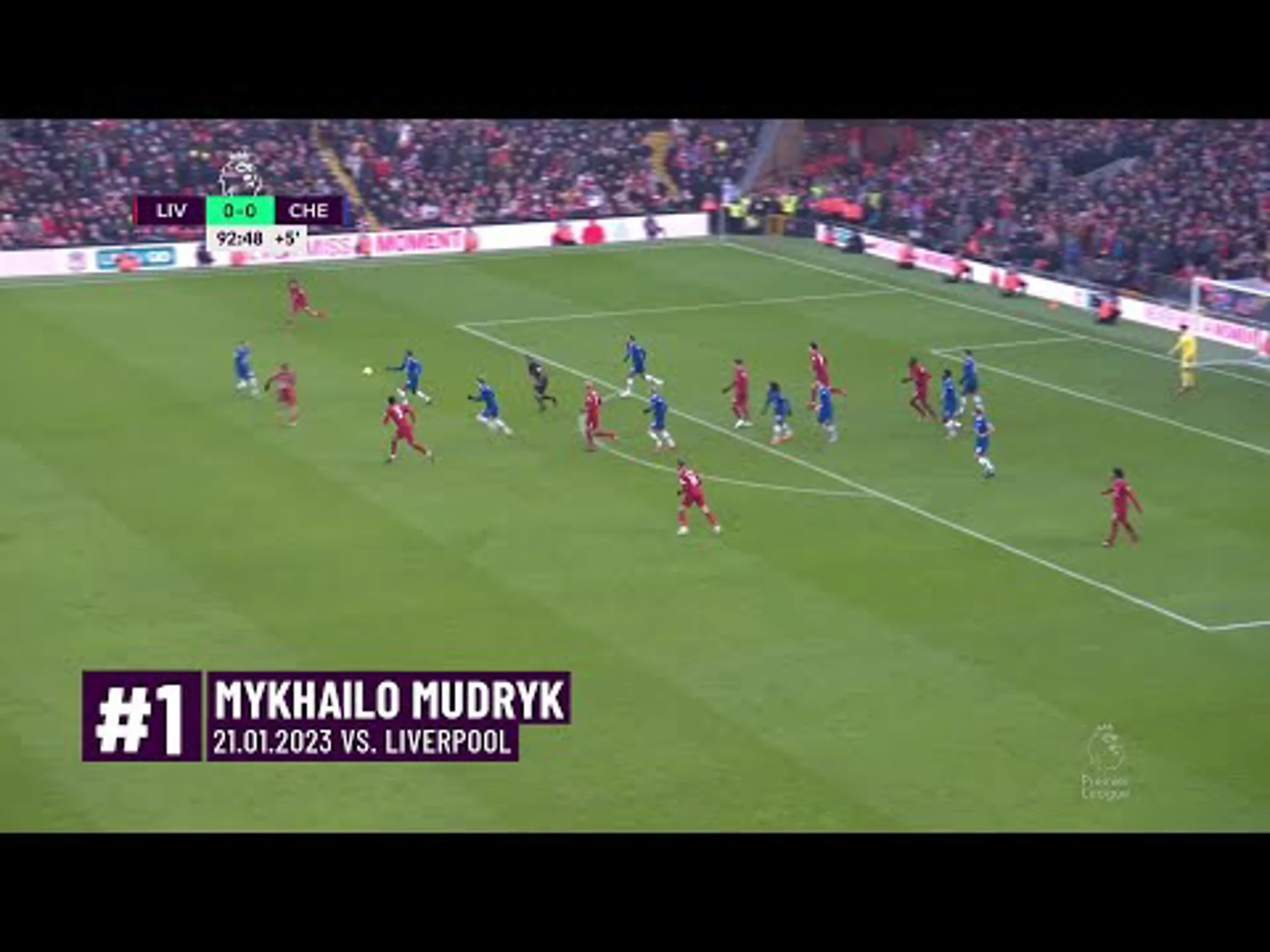 Premier League | Mykhailo Mudryk debut in 3 min