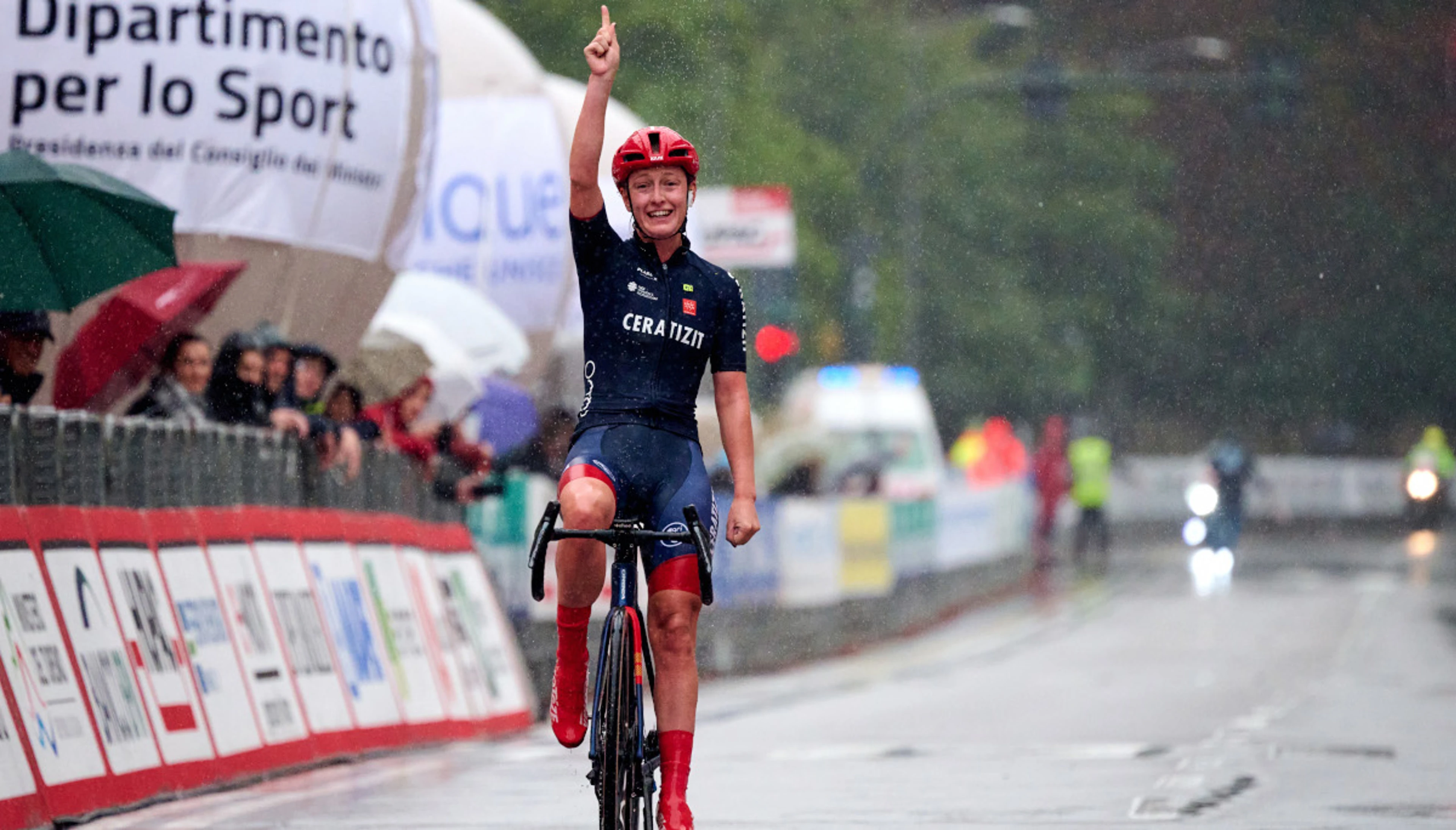 Italian cycling race Tre Valli Varesine shortened due to heavy rain