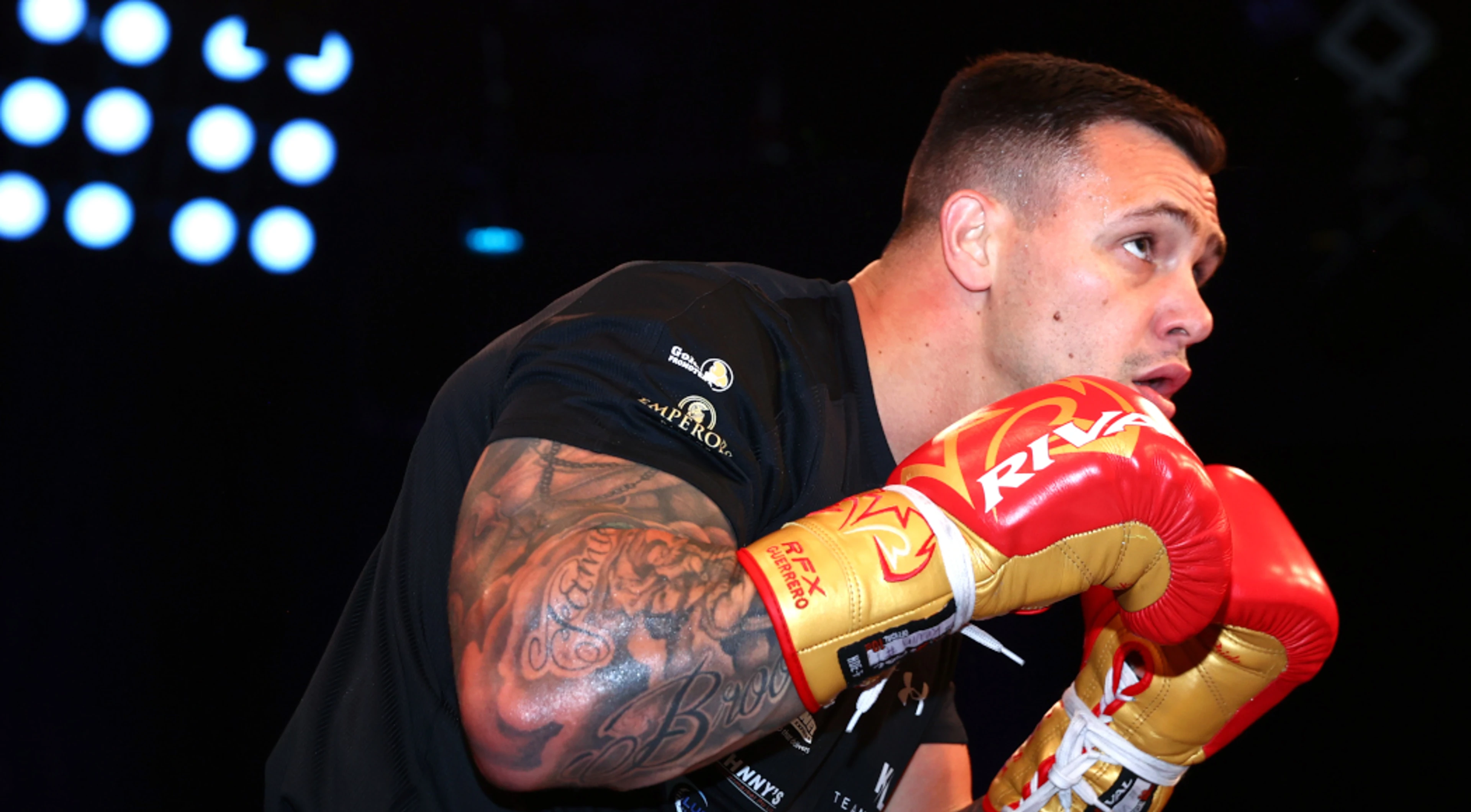 Kevin Lerena training at the Peacock Gym