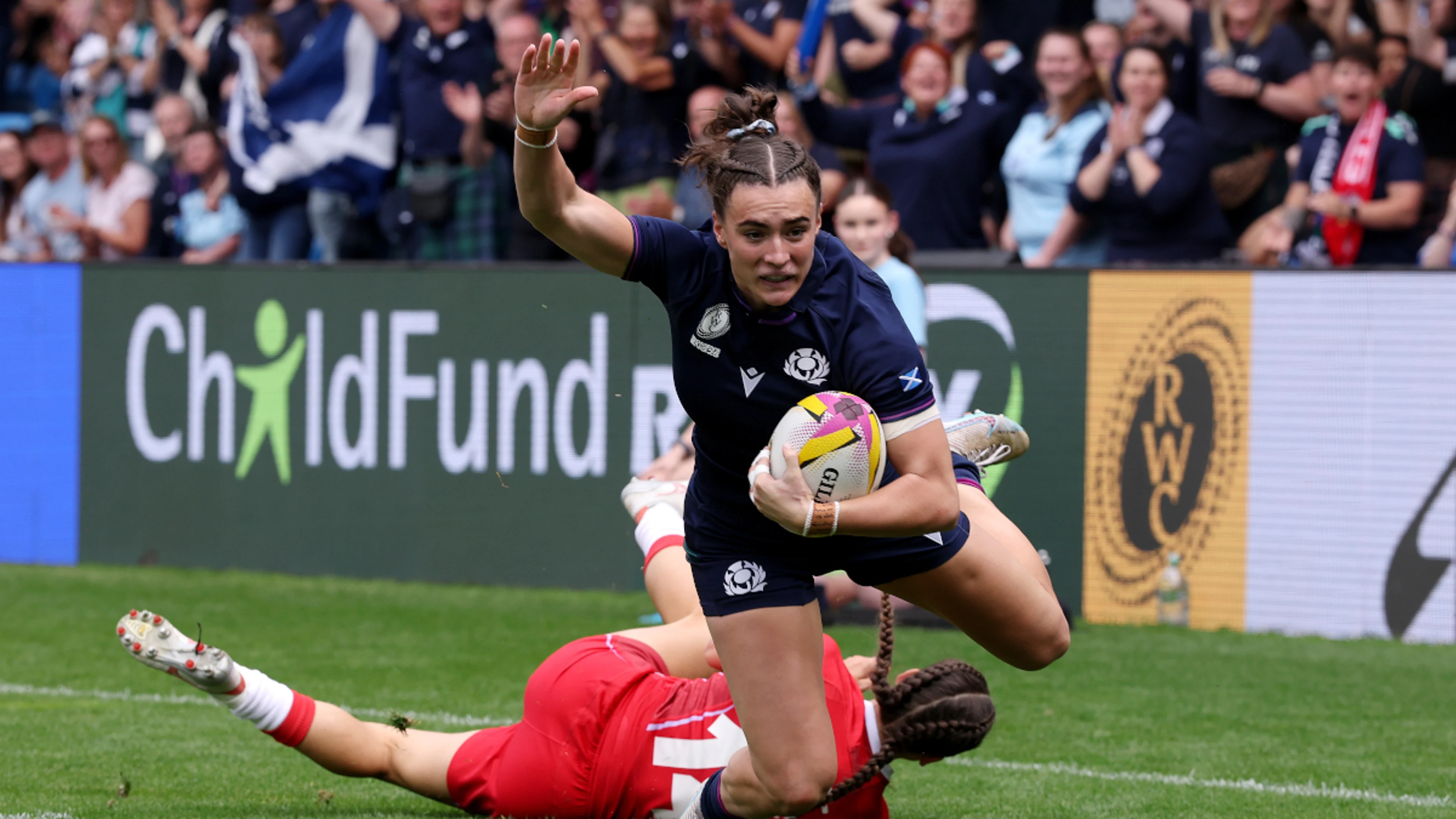 McGhie the hat-trick heroine as Scotland overwhelm Wales in Women's RWC