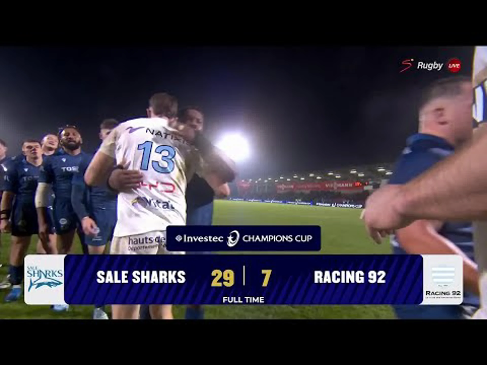 Sale Sharks v Racing 92 | Match in 5 Minutes | Champions Cup