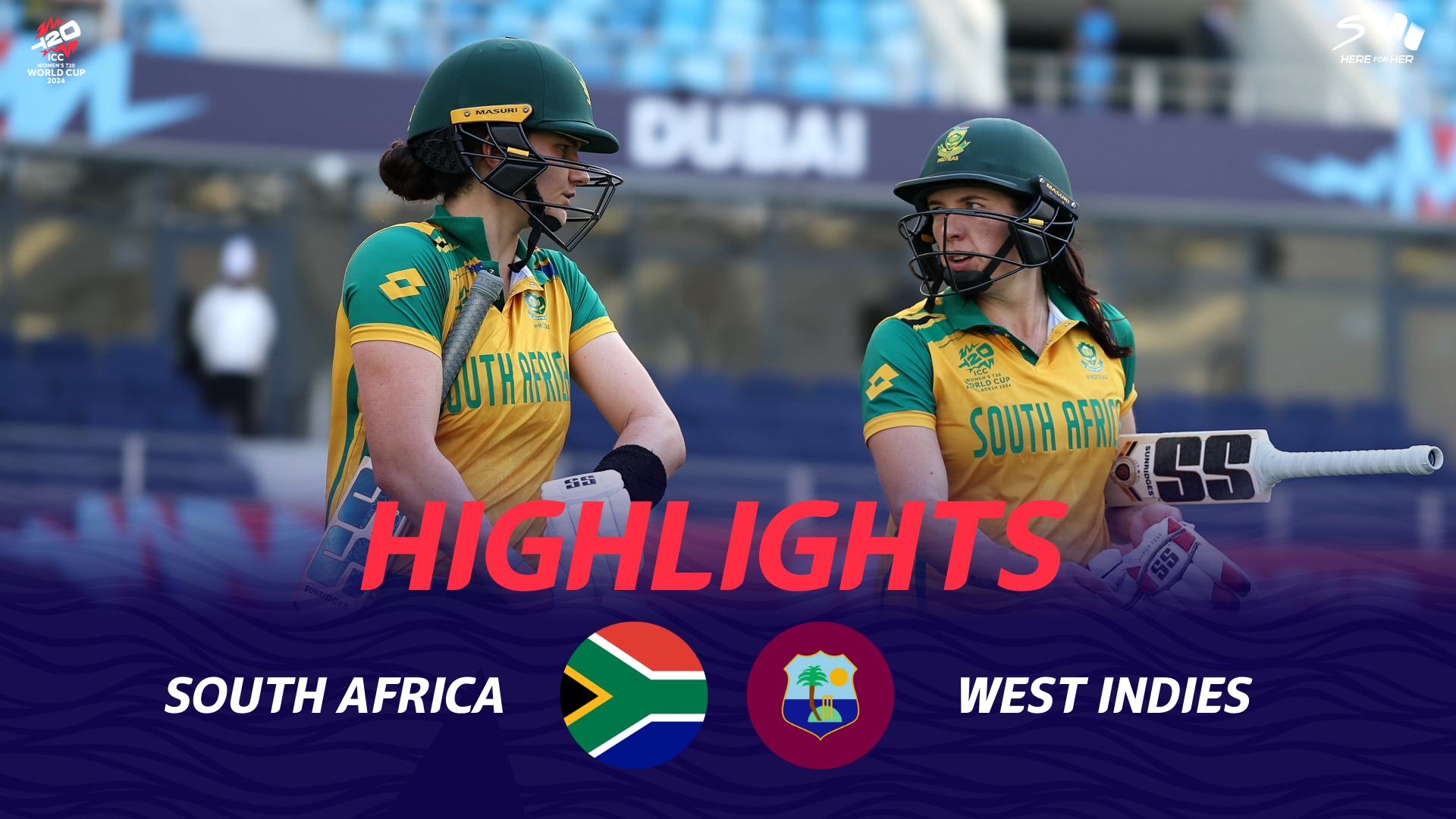 SA v West Indies | Match Highlights | ICC Women's T20 World Cup