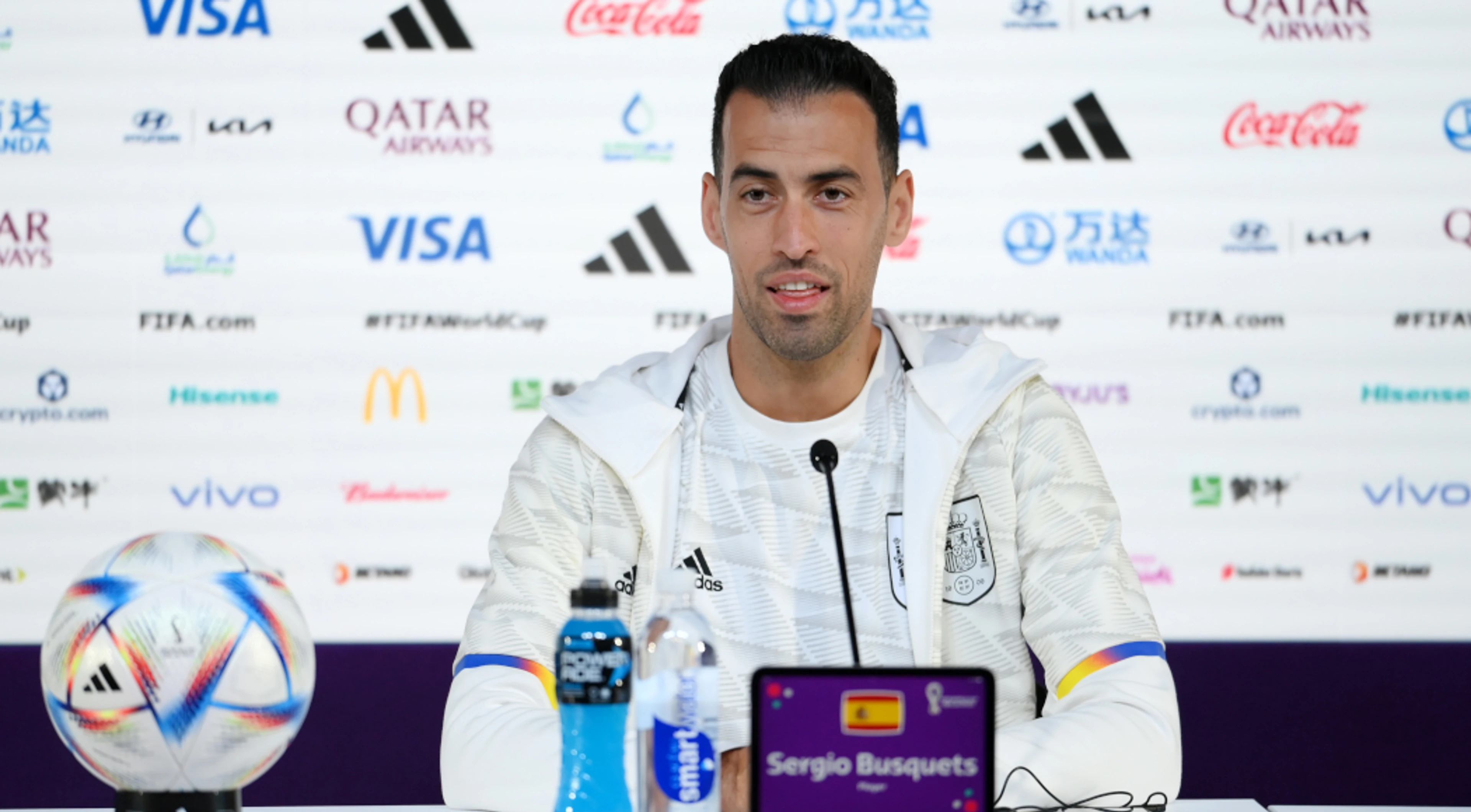 World Cup winner Busquets says he can help Spain's new generation