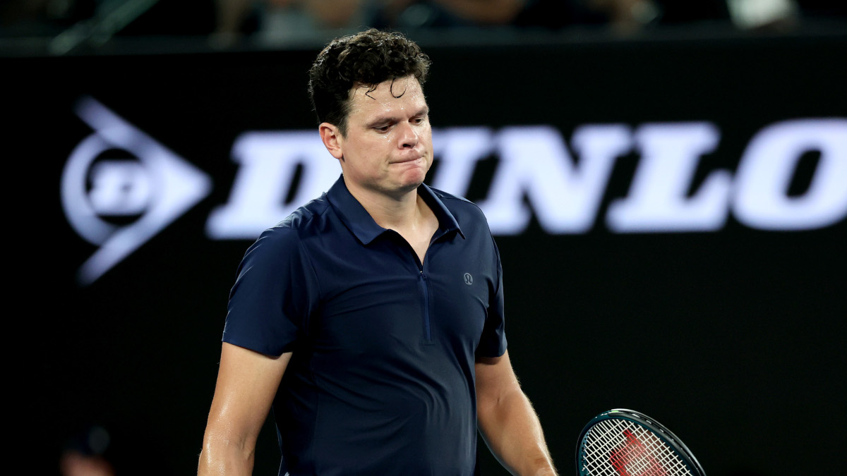 Raonic retires to put De Minaur through at Australian Open