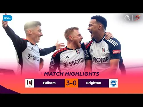 Fulham v Brighton | Match in 3 Minutes | Premier League